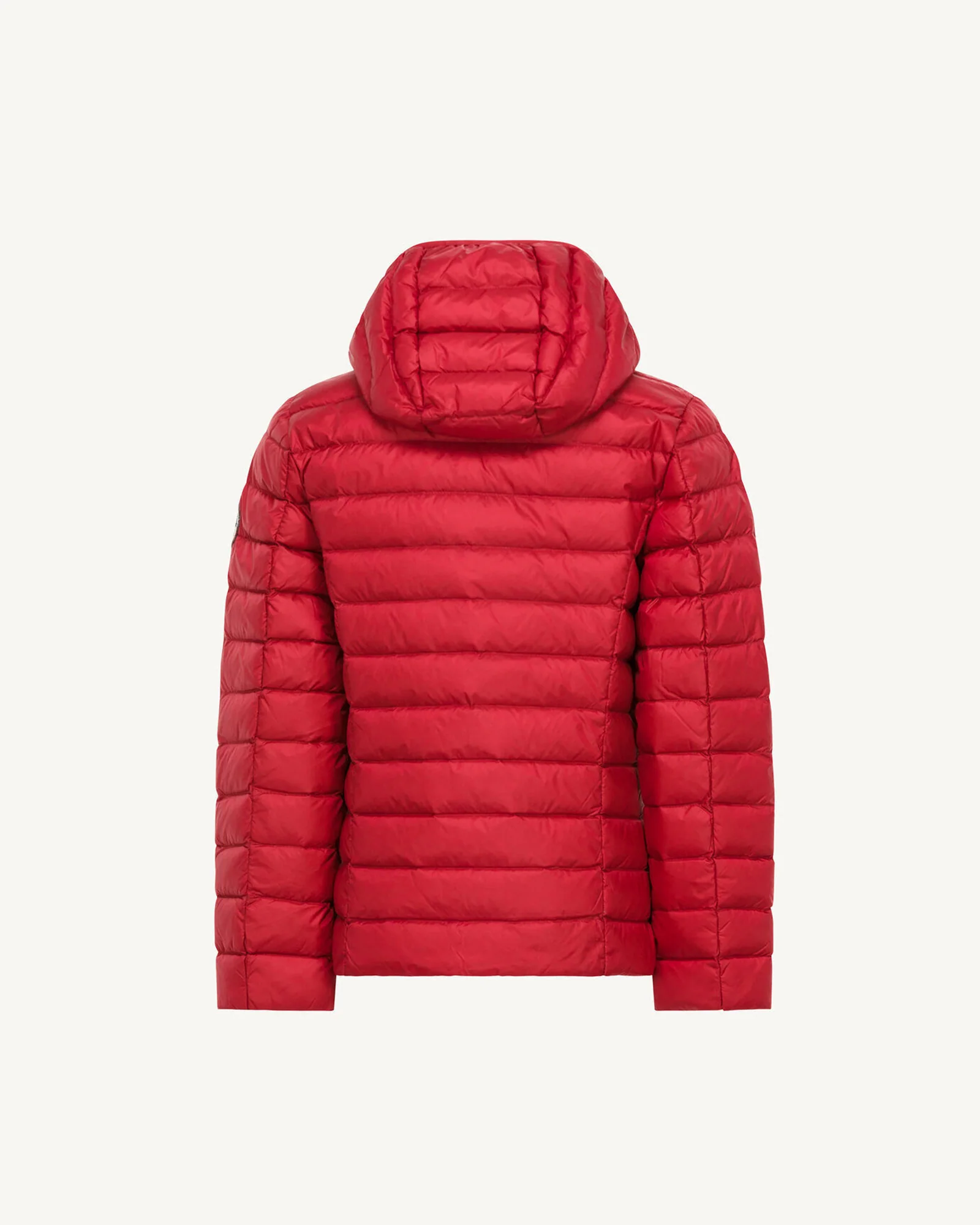 Children's light hooded down jacket Red Carla