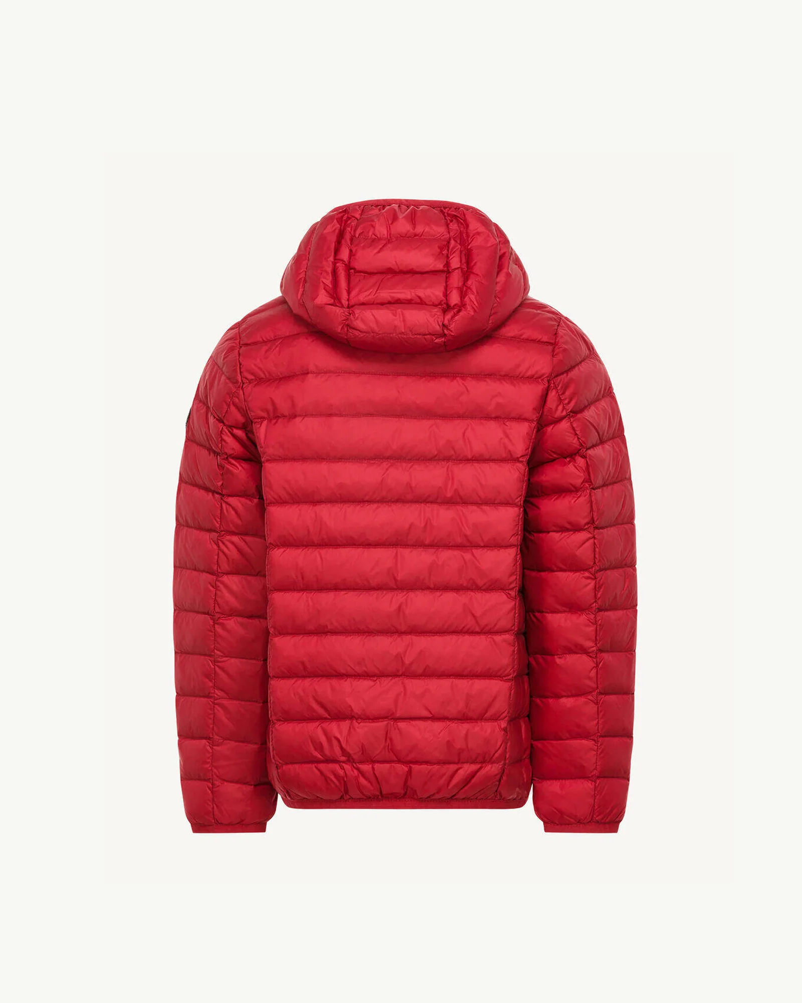 Children's lightweight hooded puffer jacket Red Hugo
