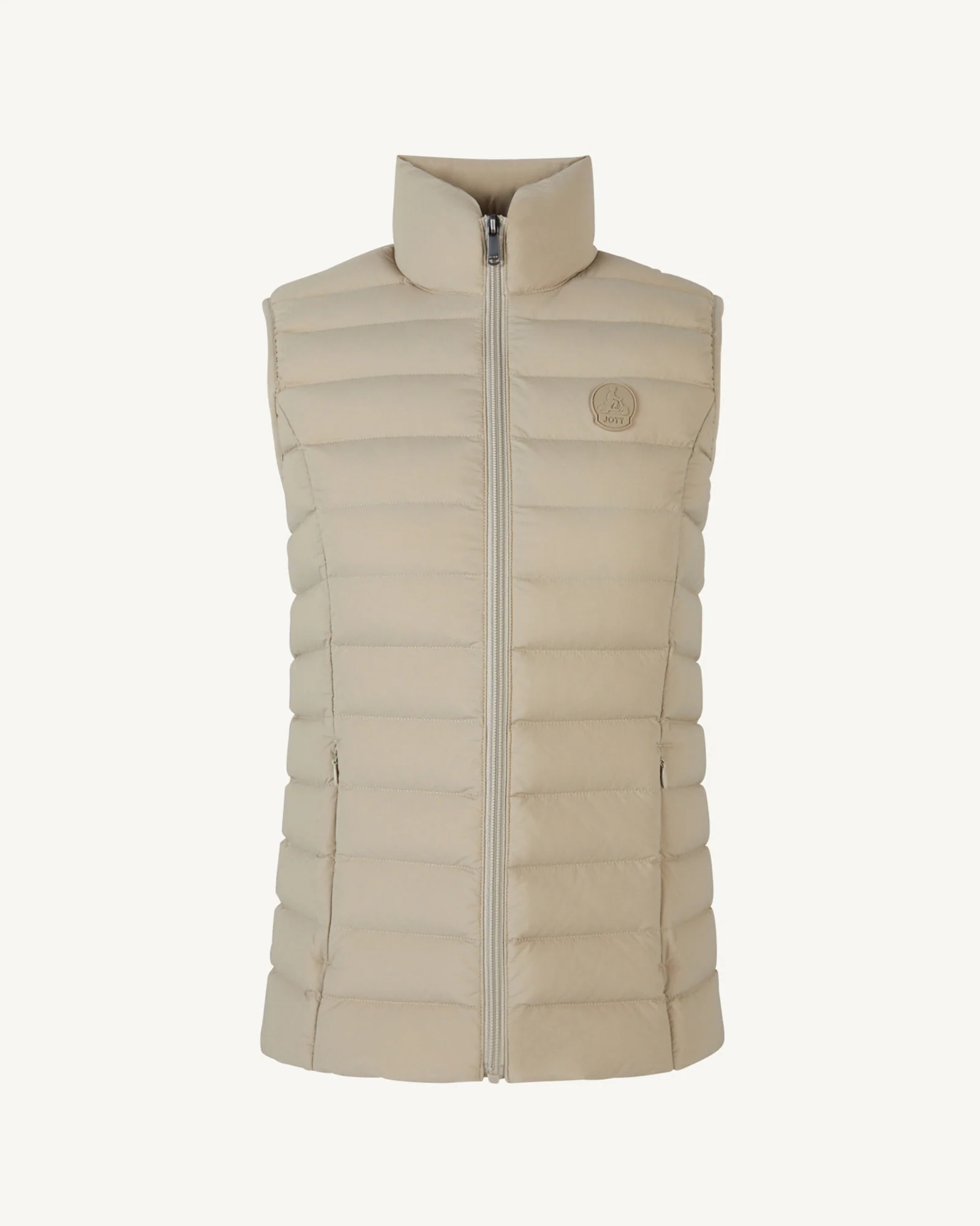 Down jacket sleeveless stretch Beige Grenada