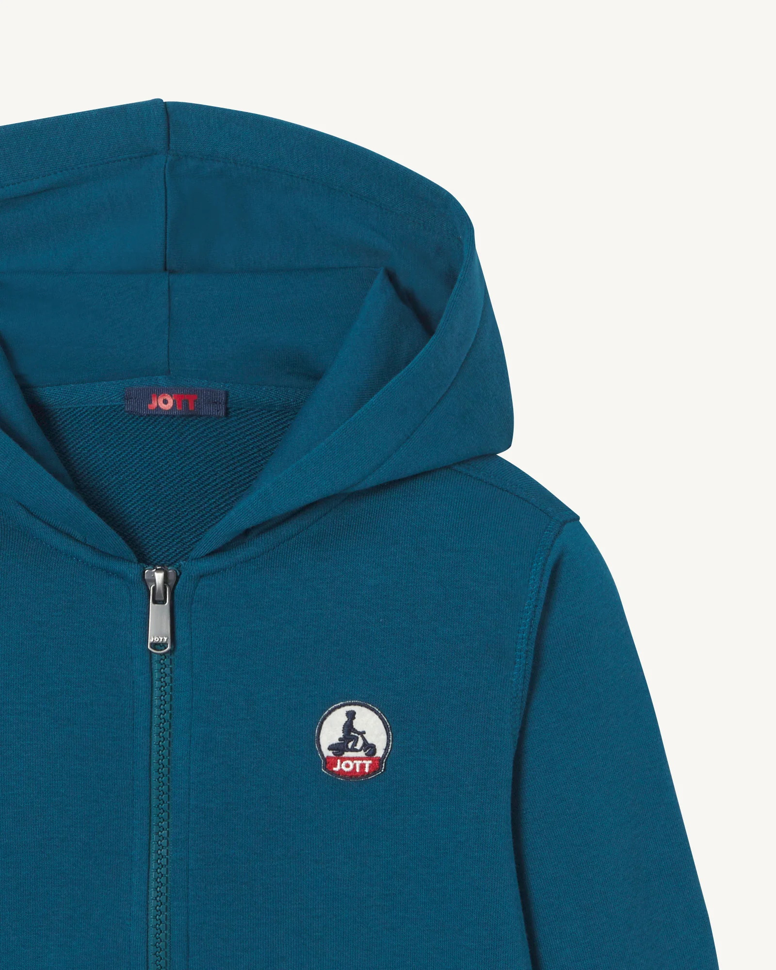 Hoodie Kid in organic cotton Metal blue Tijuana 2.0