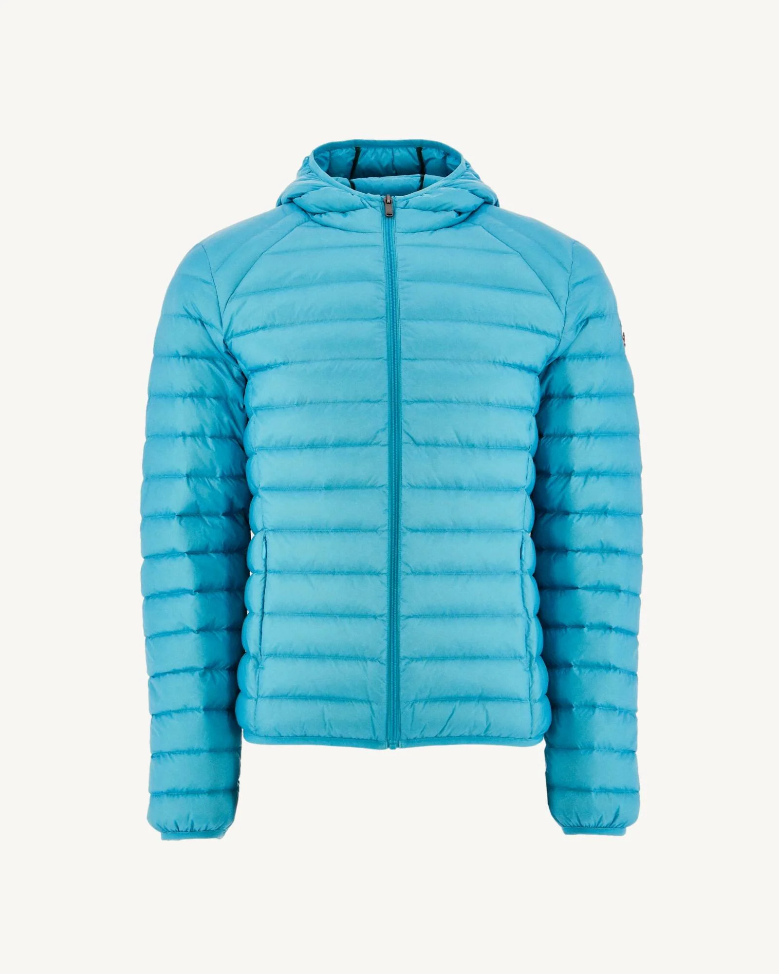 Down jacket light Nico sky blue hoodie