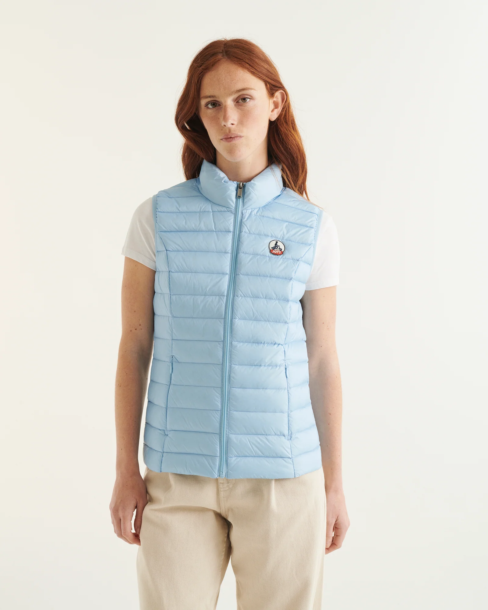 Down jacket light sleeveless Celestial Blue Seda