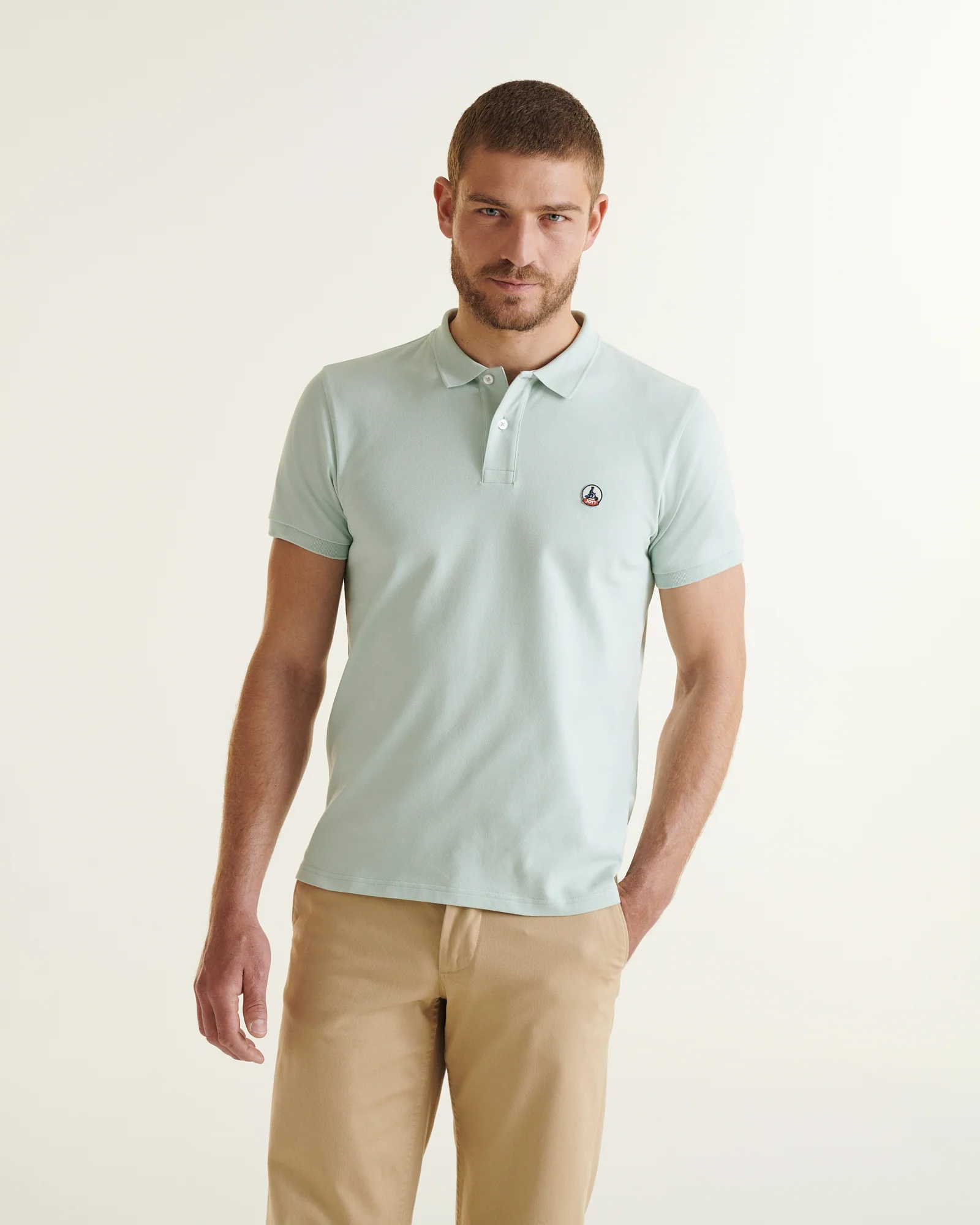 Polo shirt in organic cotton Peppermint Marbella