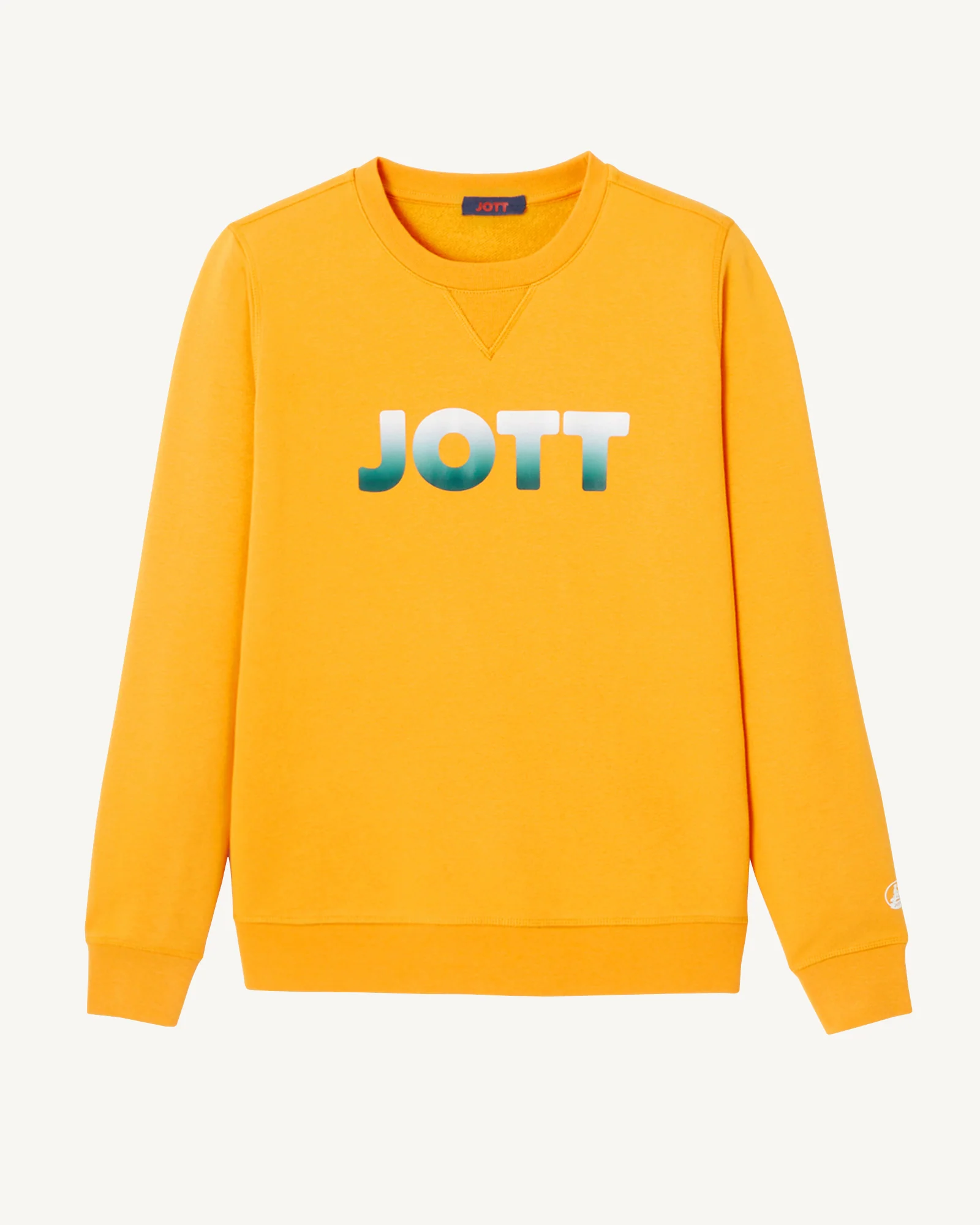 Sweatshirt in organic cotton Ochre orange Elvas