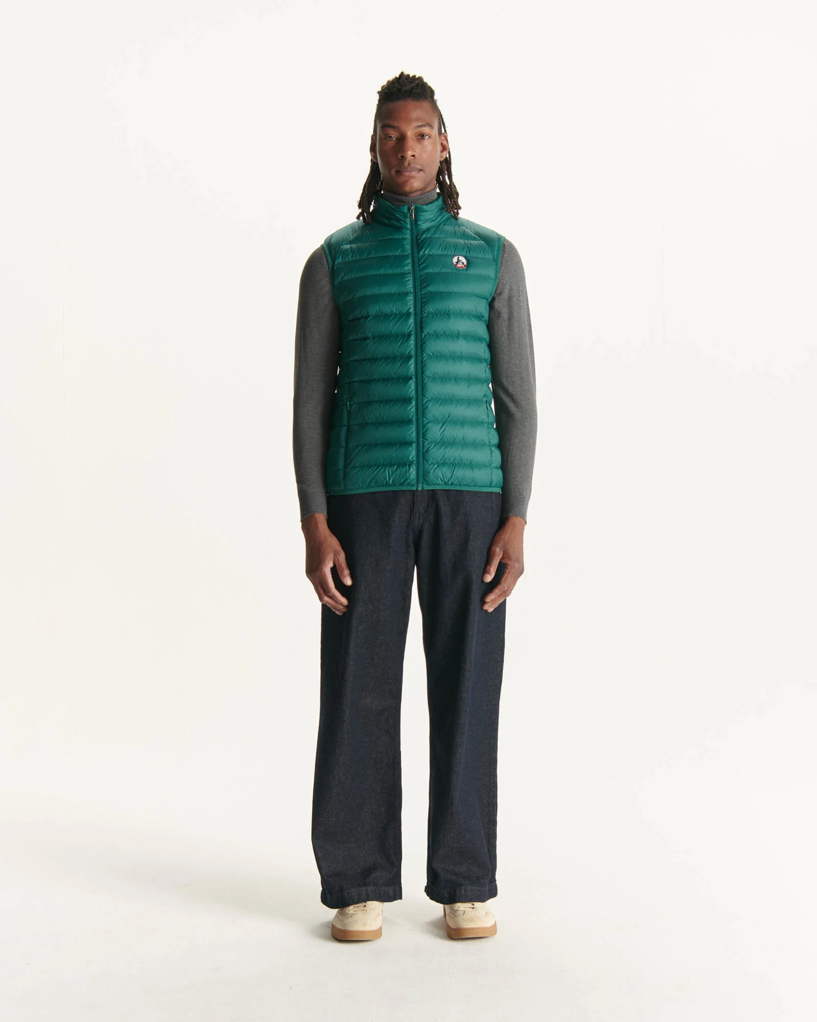 Down jacket sleeveless Celestial Blue Tom