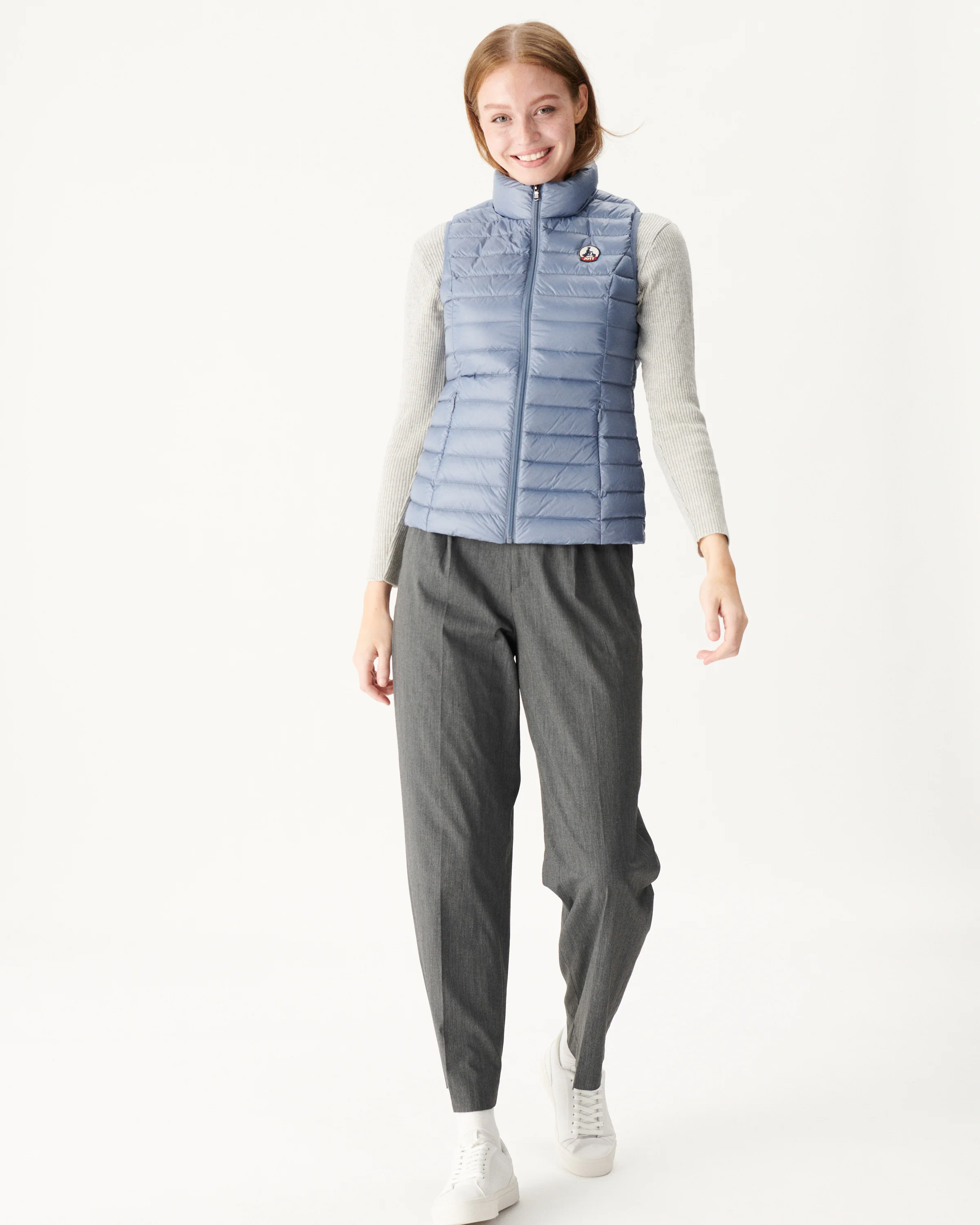 Light Sleeveless down jacket Anthracite Seda
