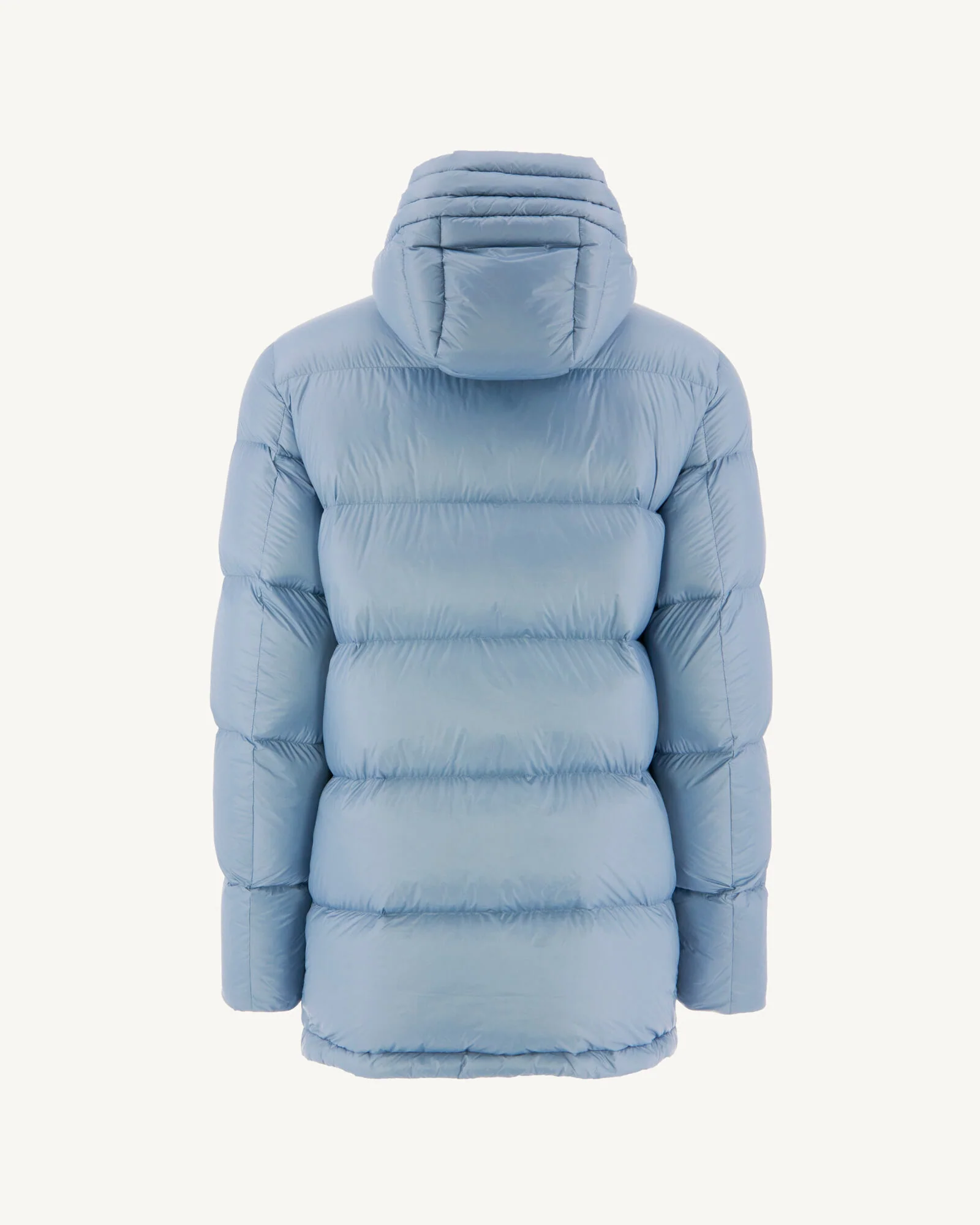 Great Cold Hooded Down Jacket Faded blue Dakhla