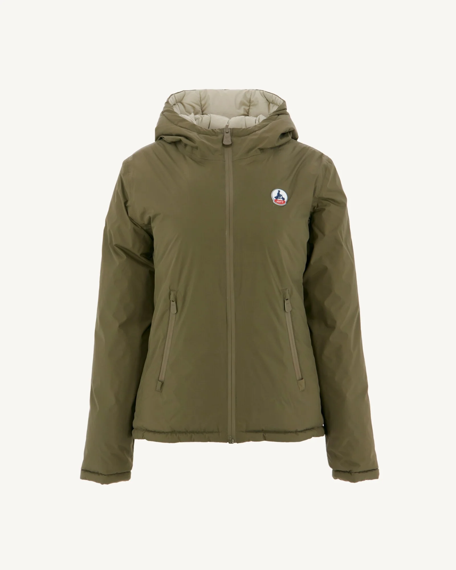 Army/Victoria Sage Reversible Extreme Cold Down Jacket