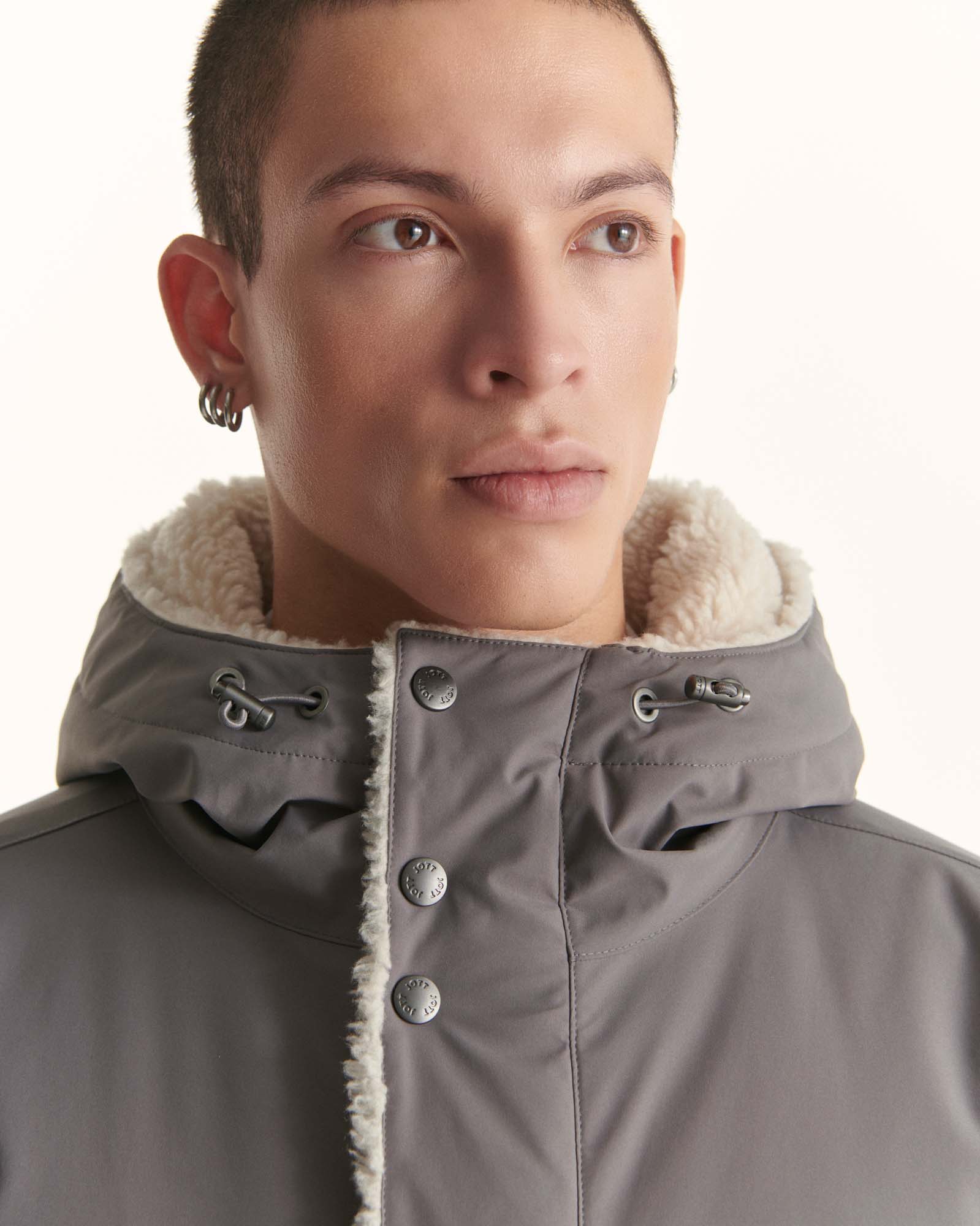 Grand Froid Anthracite Toundra hooded parka