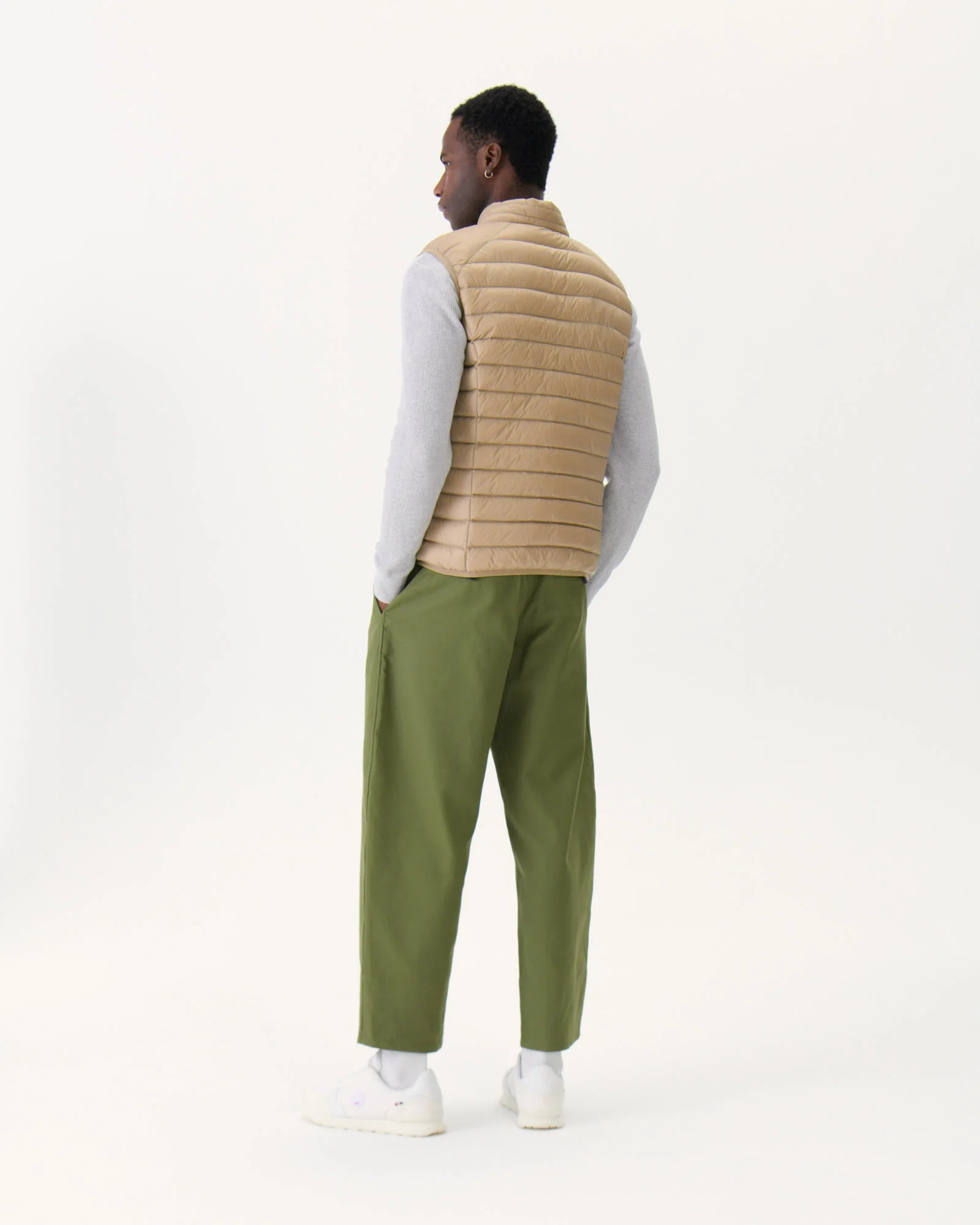 Down jacket sleeveless Celestial Blue Tom