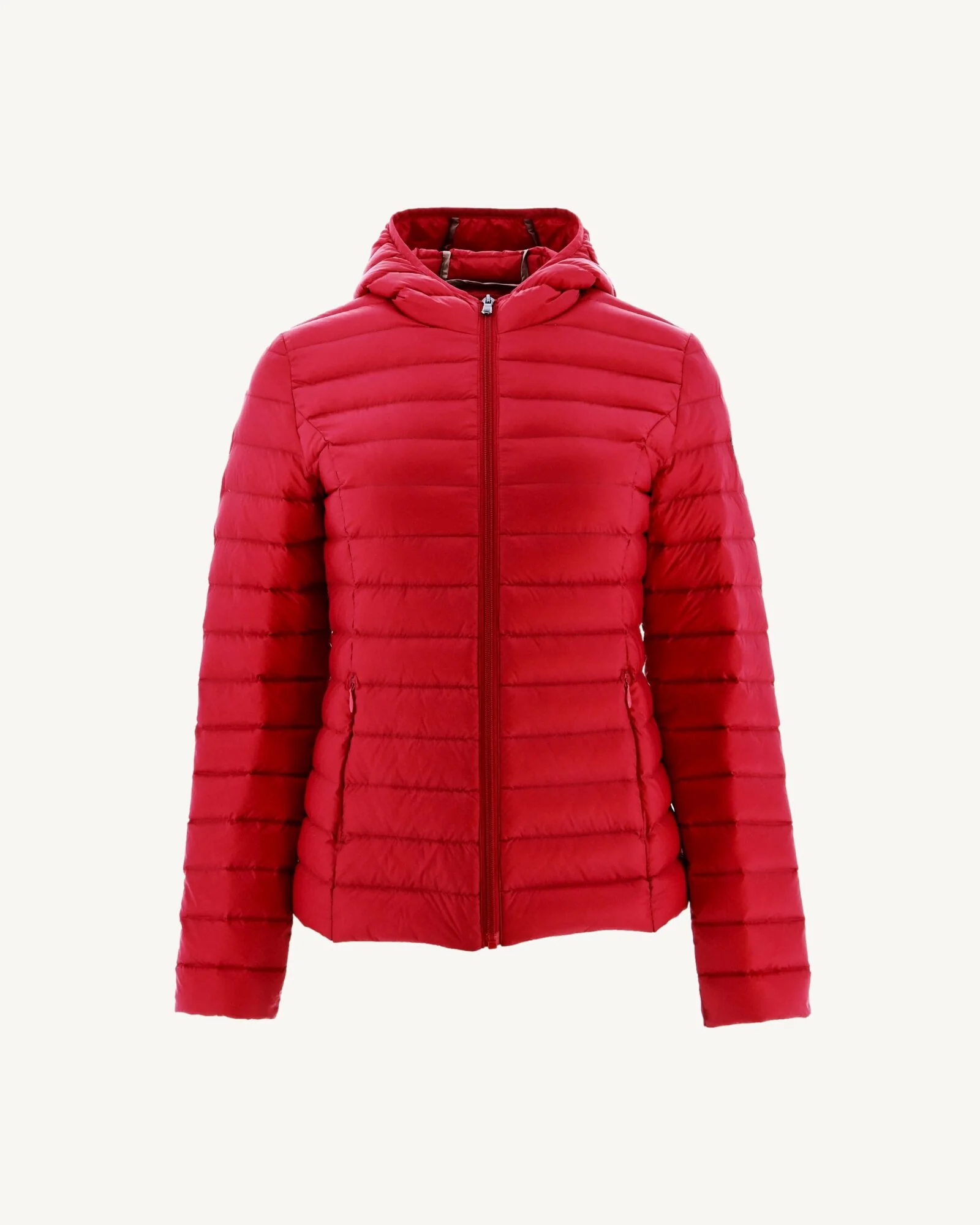 Light hooded puffer jacket Red Cloe