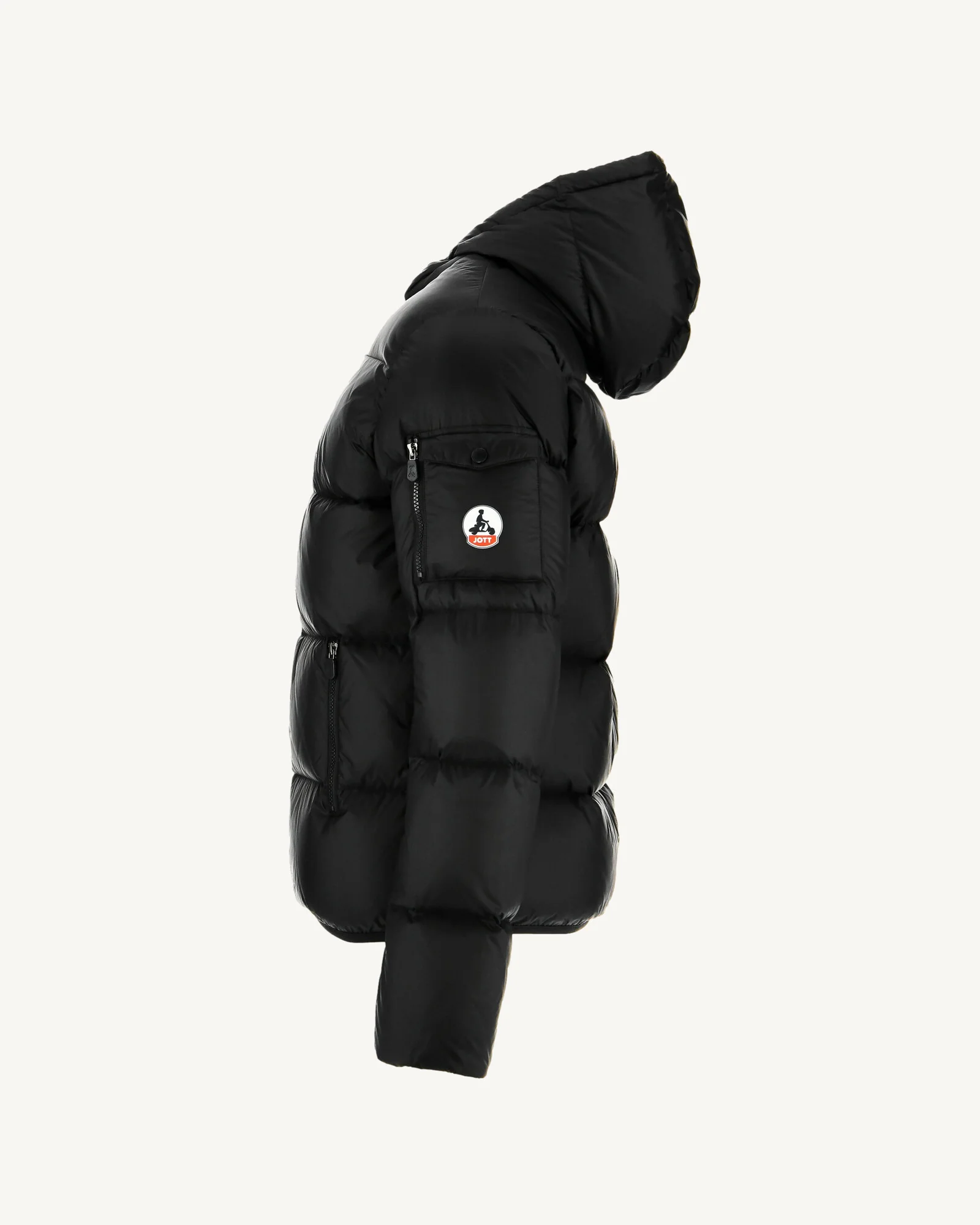 Java Black Great Cold Hooded Down Jacket