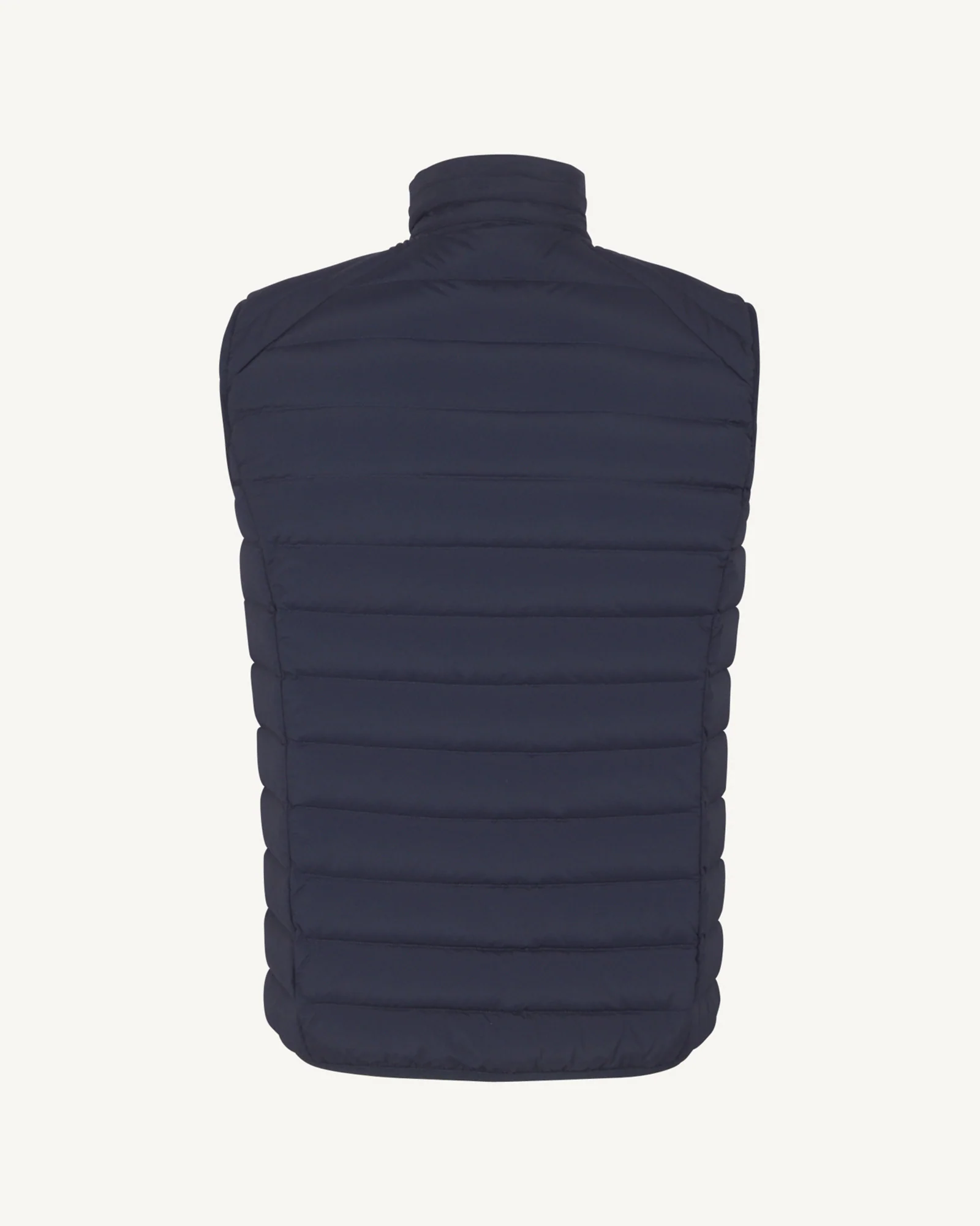 Down jacket sleeveless stretch Marine Arafo