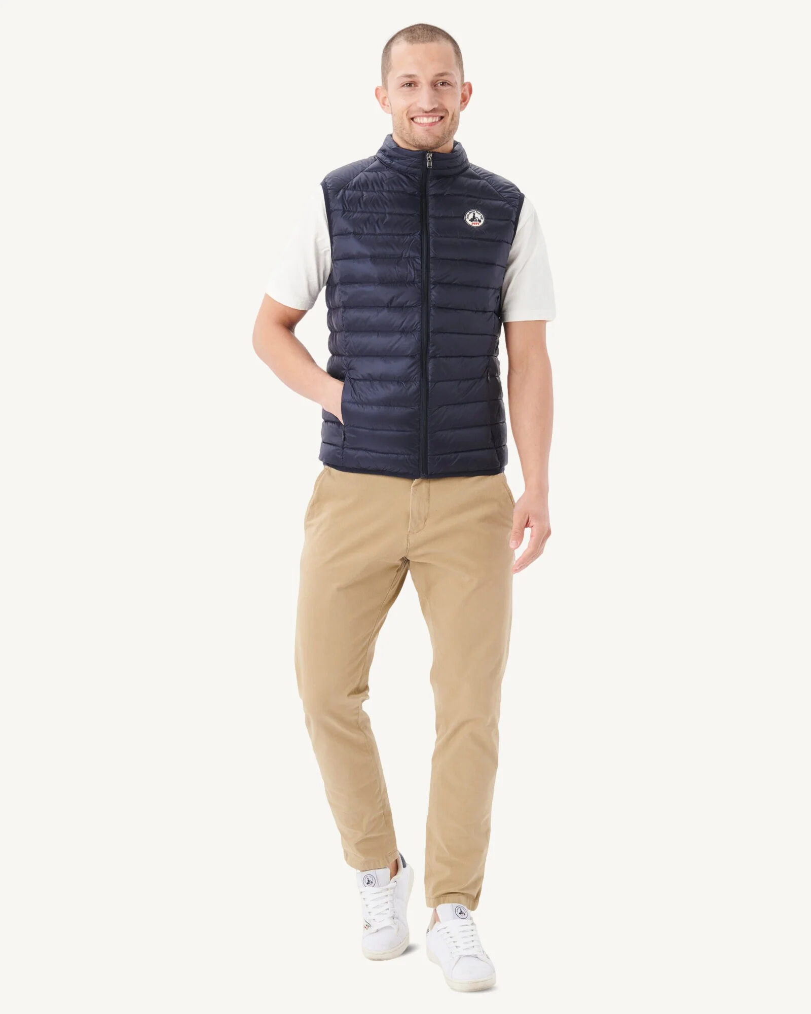 Down jacket sleeveless Celestial Blue Tom
