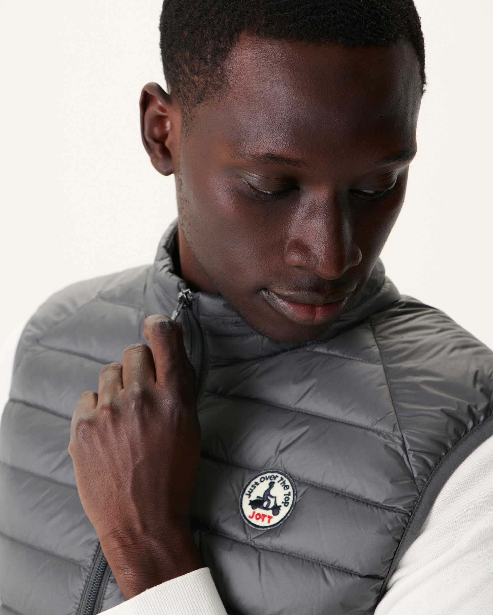 Down jacket sleeveless Celestial Blue Tom