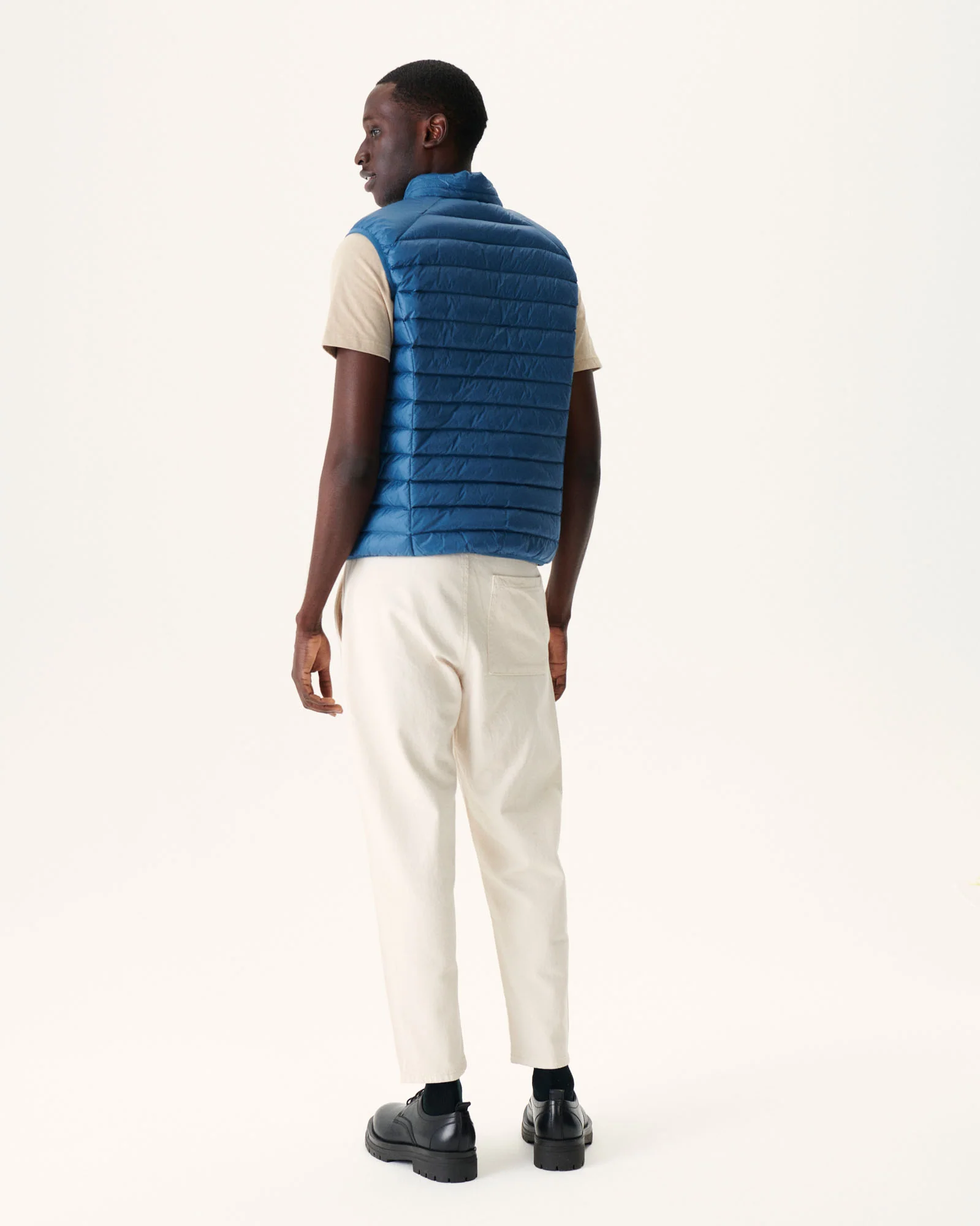 Down jacket sleeveless Celestial Blue Tom