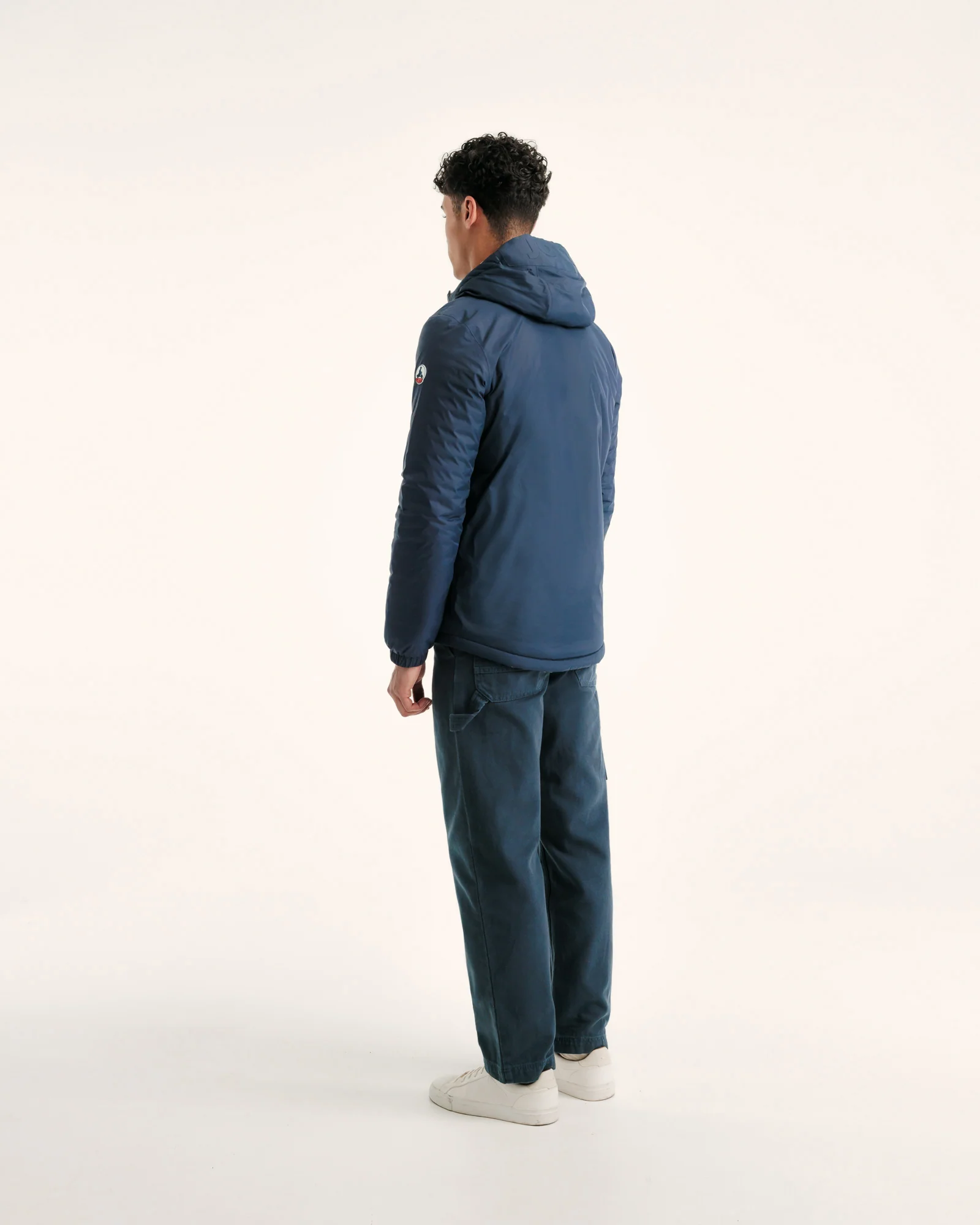 Down jacket ultralight reversible Black/Blue Chicago 2.0 jeans