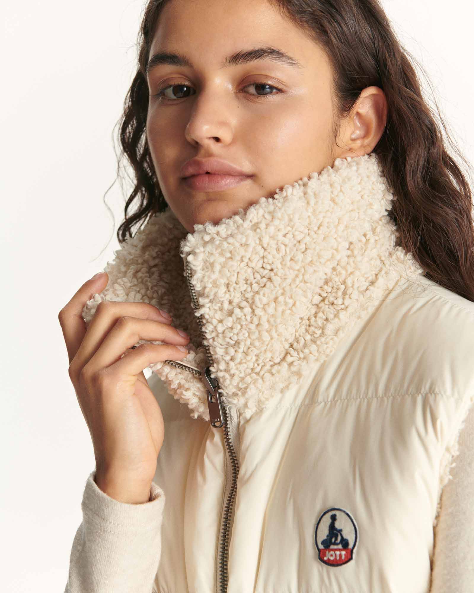 Down jacket sleeveless reversible Grand Froid Natural Daria 2.0