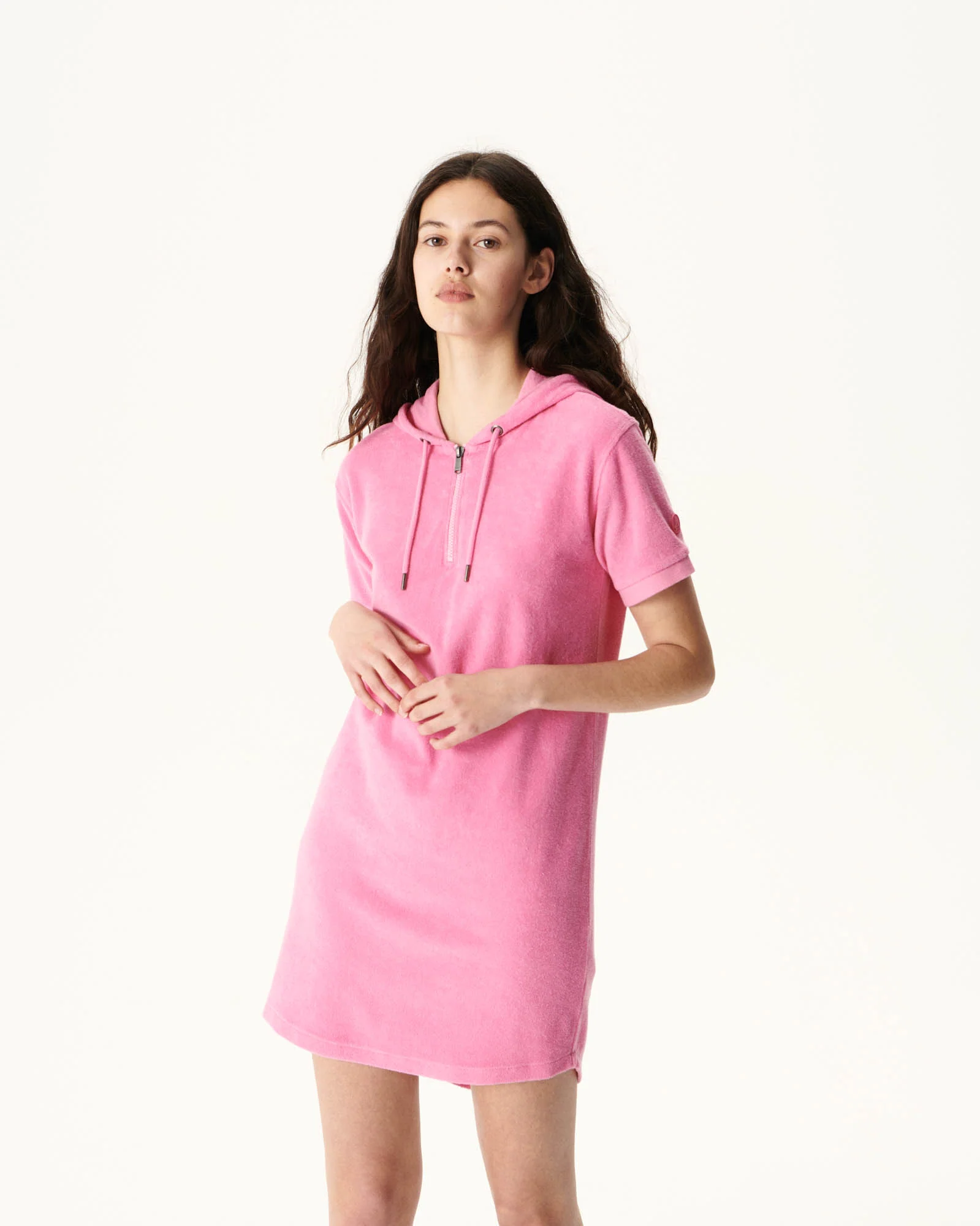 Meg Intense Pink Terry Dress