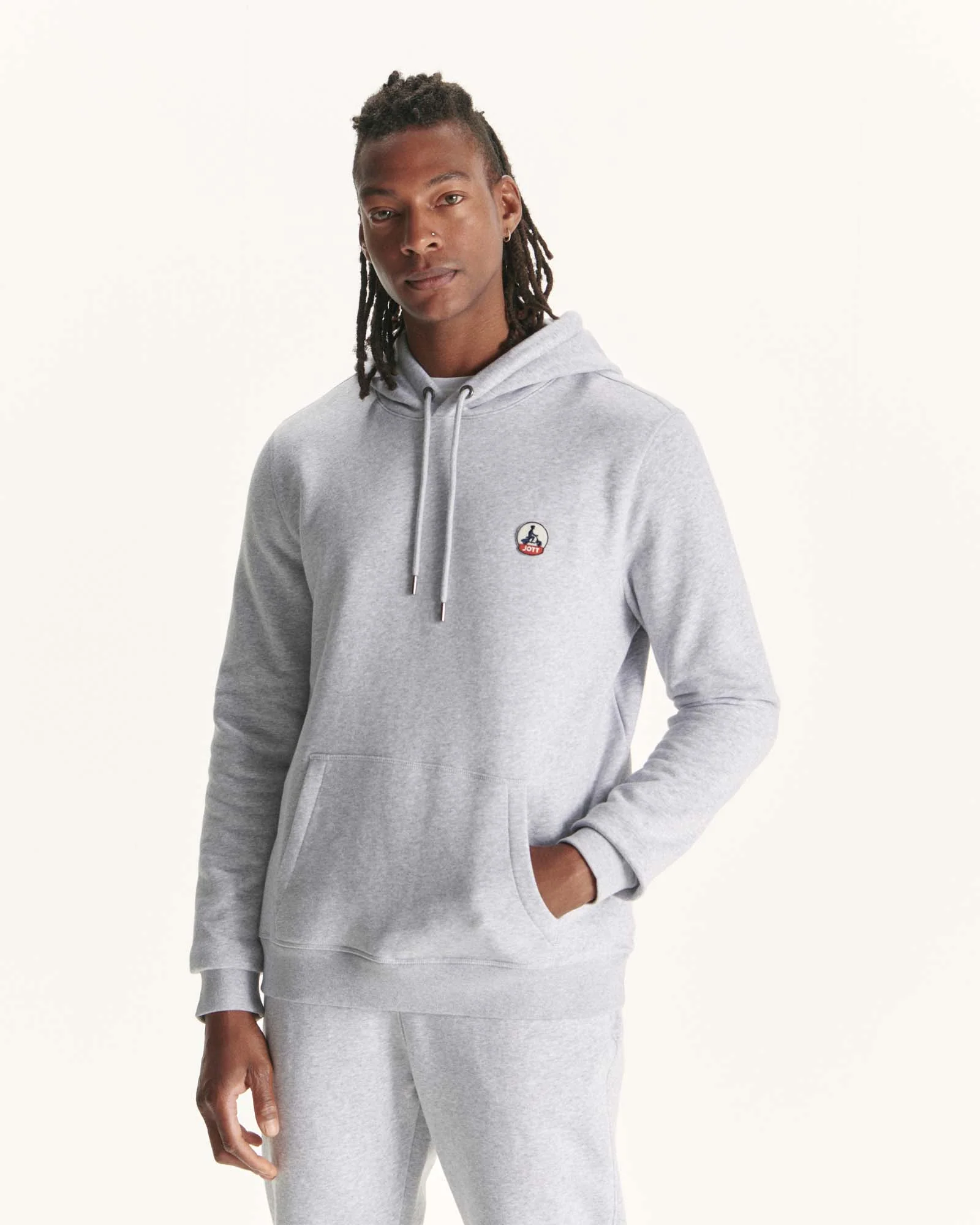 Mataro Heather Gray Men's Hoodie