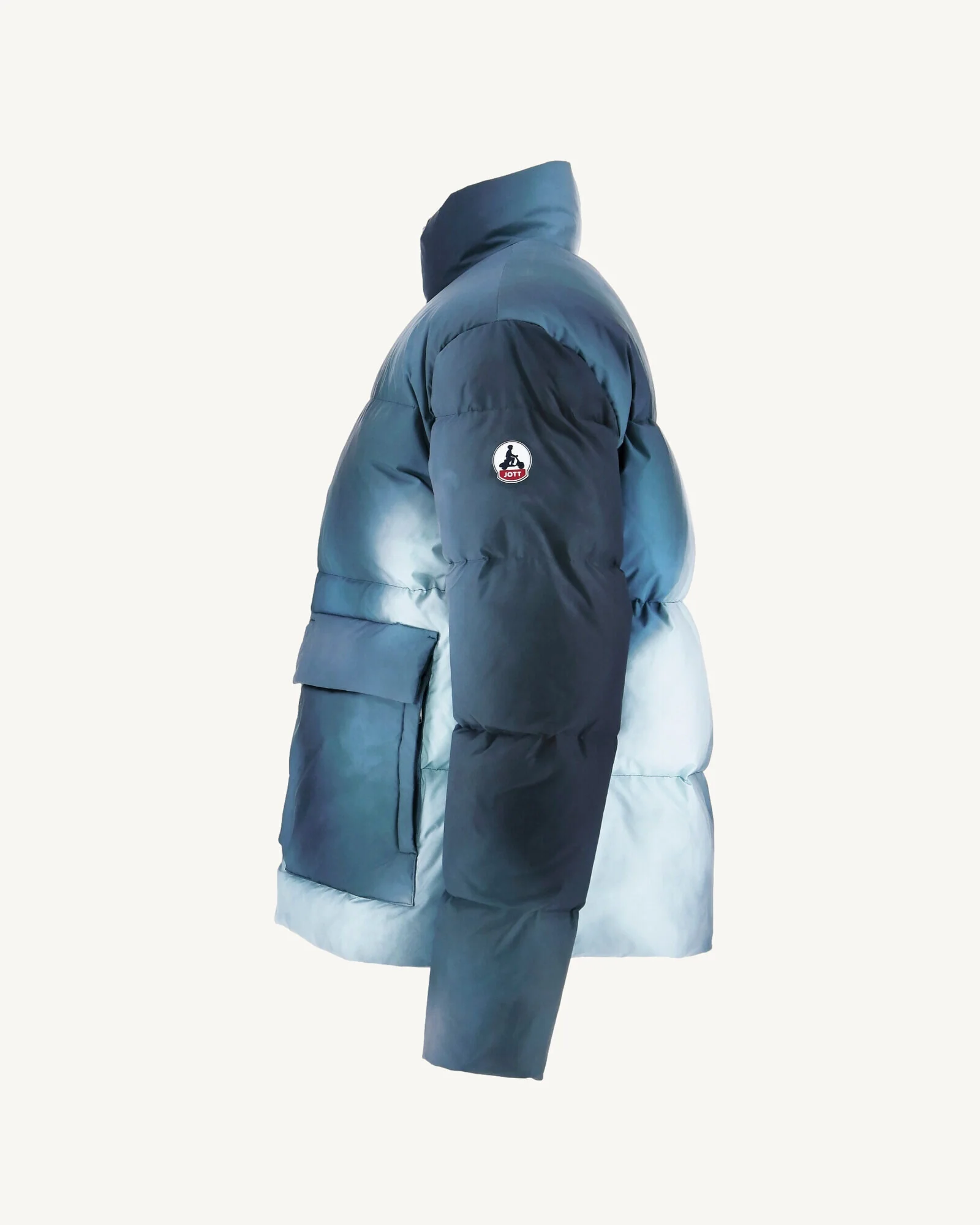 Down jacket Okinawa Great Cold print