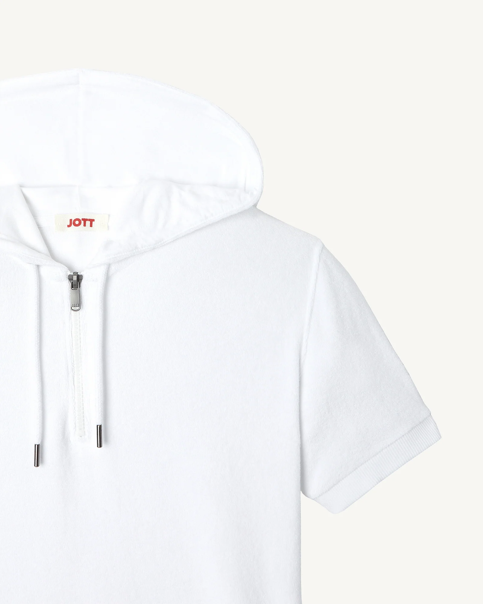 White Meg Terry Dress