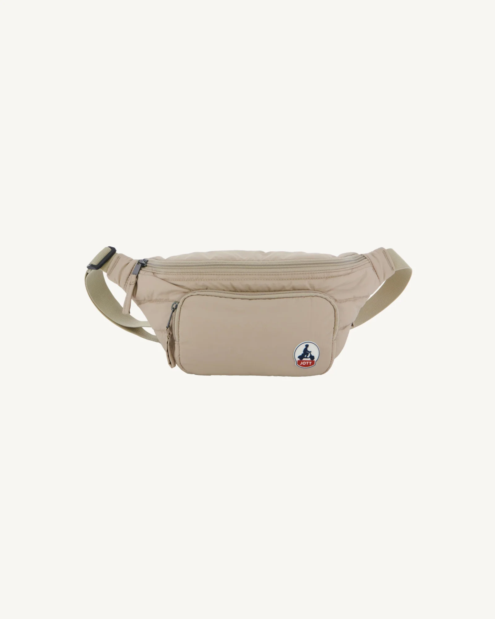 Dena 2.0 Beige bi-material fanny pack