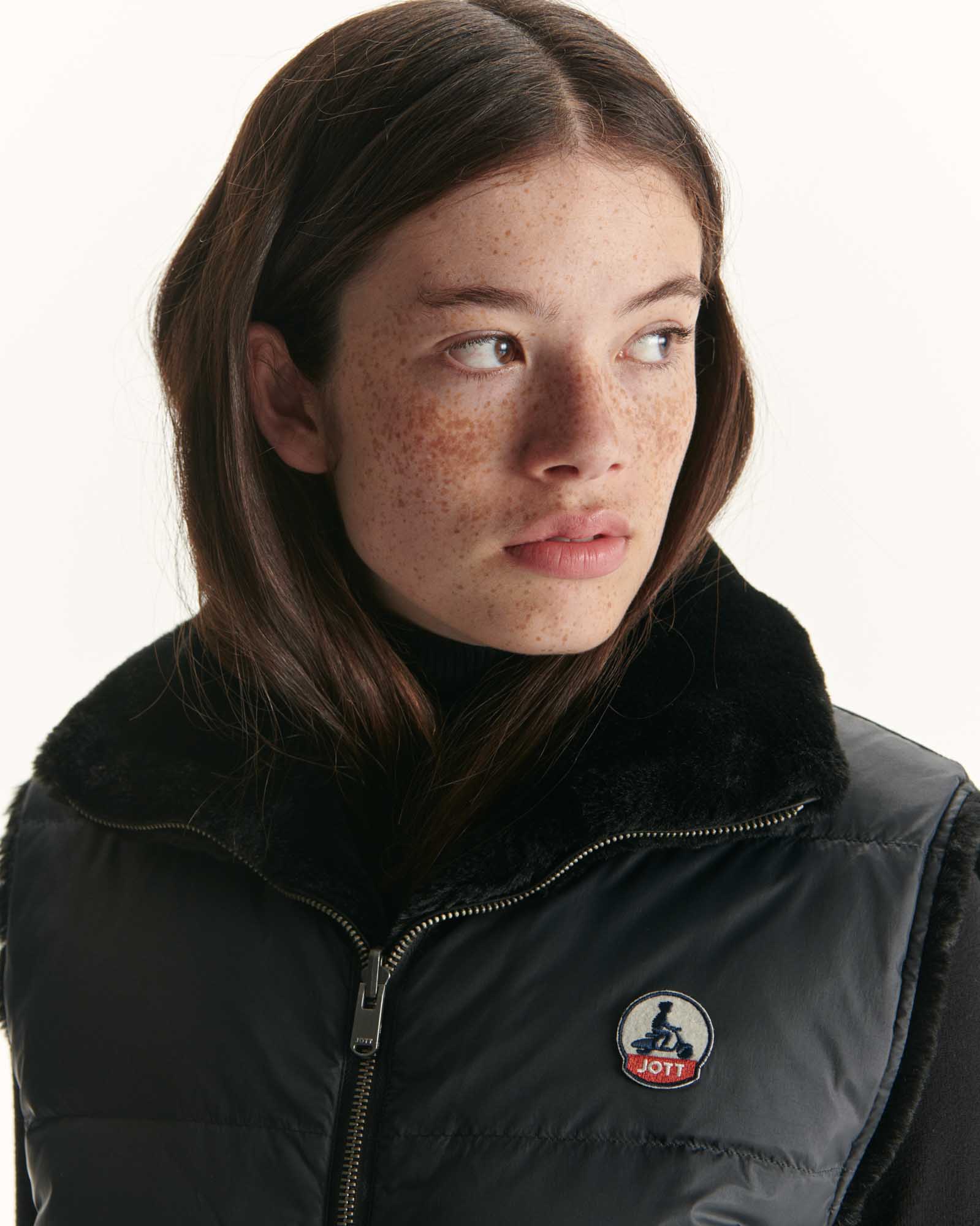 Down jacket sleeveless reversible Grand Froid Natural Daria 2.0