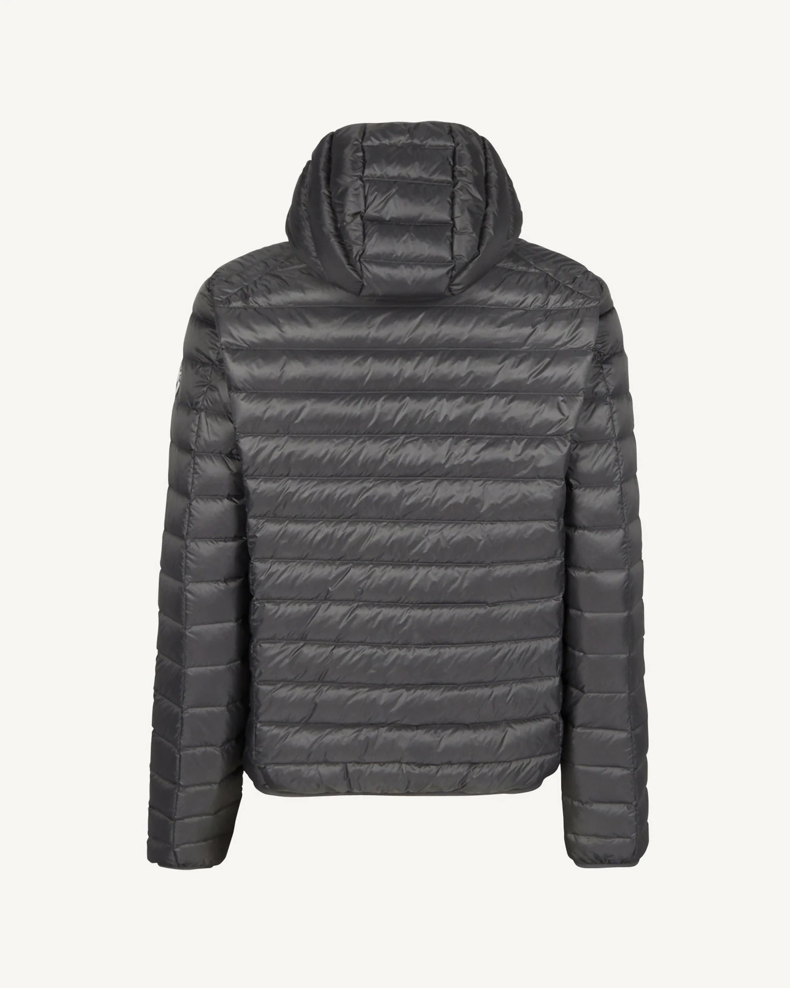 Light hooded down jacket Anthracite Nico
