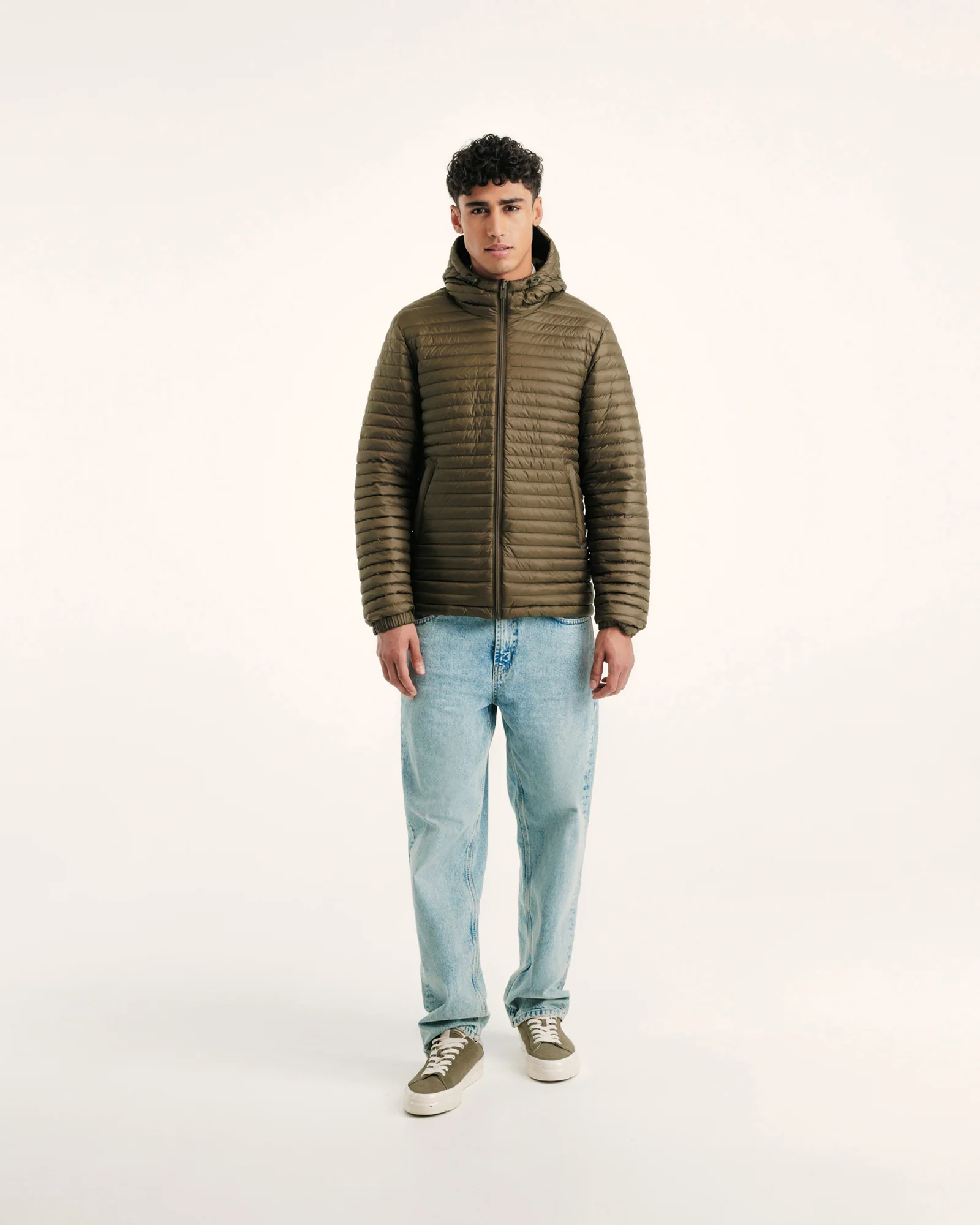 Down jacket ultralight reversible Black/Blue Chicago 2.0 jeans