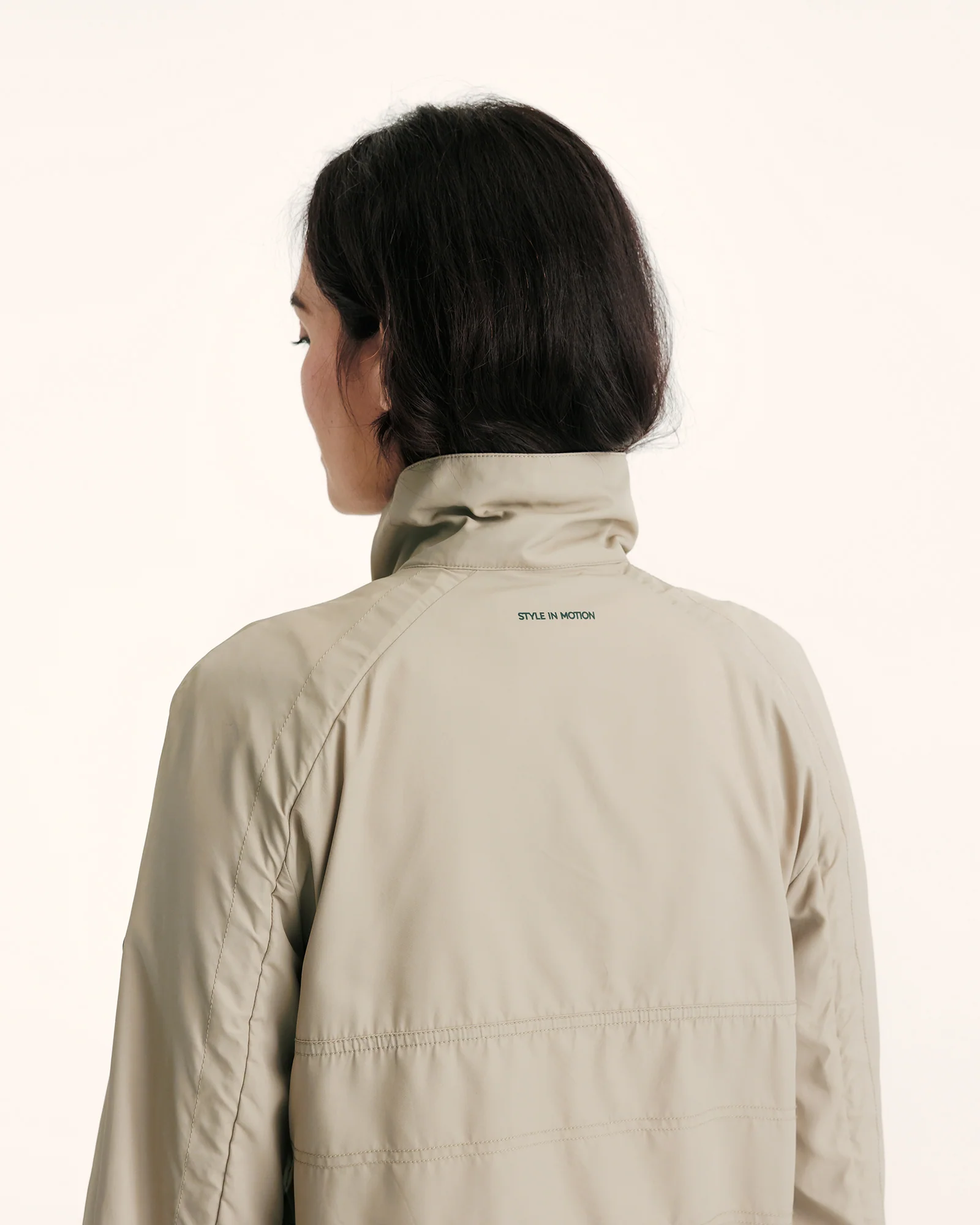 Beige Samena JOTT x lightweight windbreaker PALLADIUM