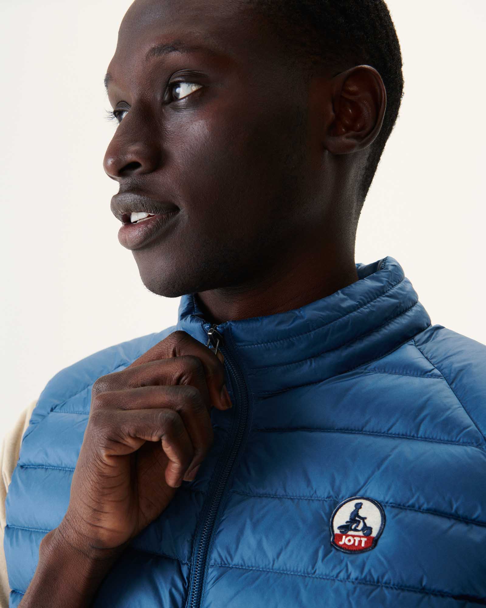 Down jacket sleeveless Celestial Blue Tom