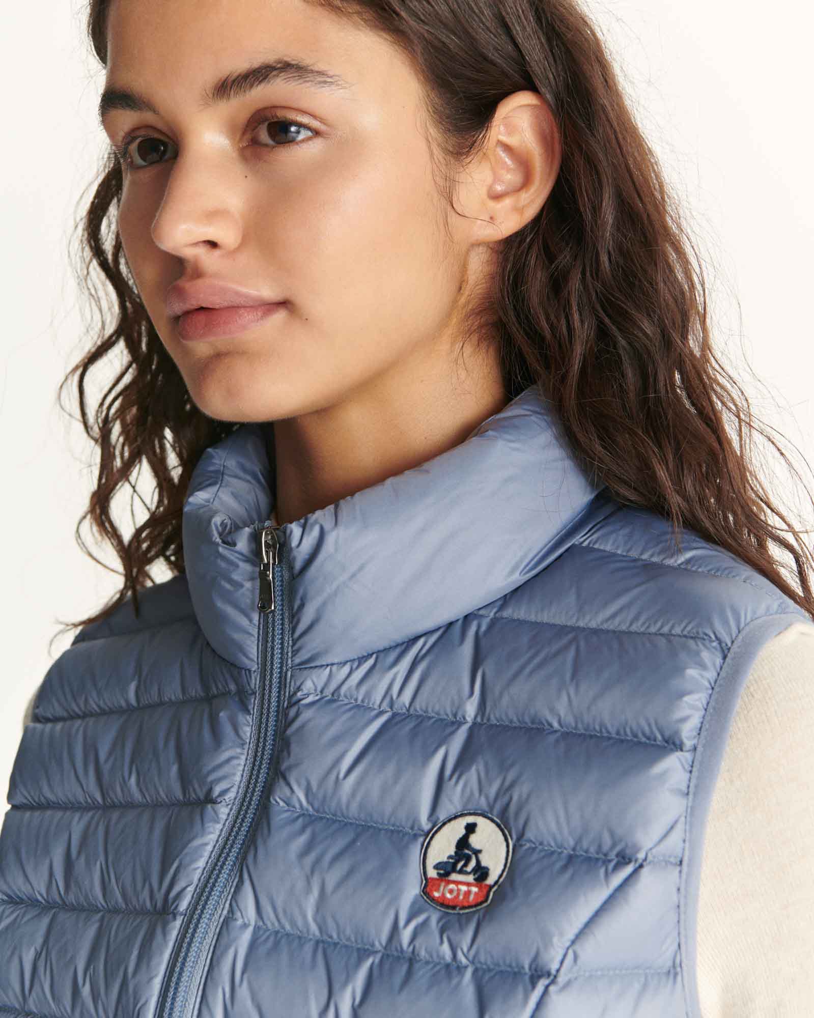 Light Sleeveless down jacket Anthracite Seda