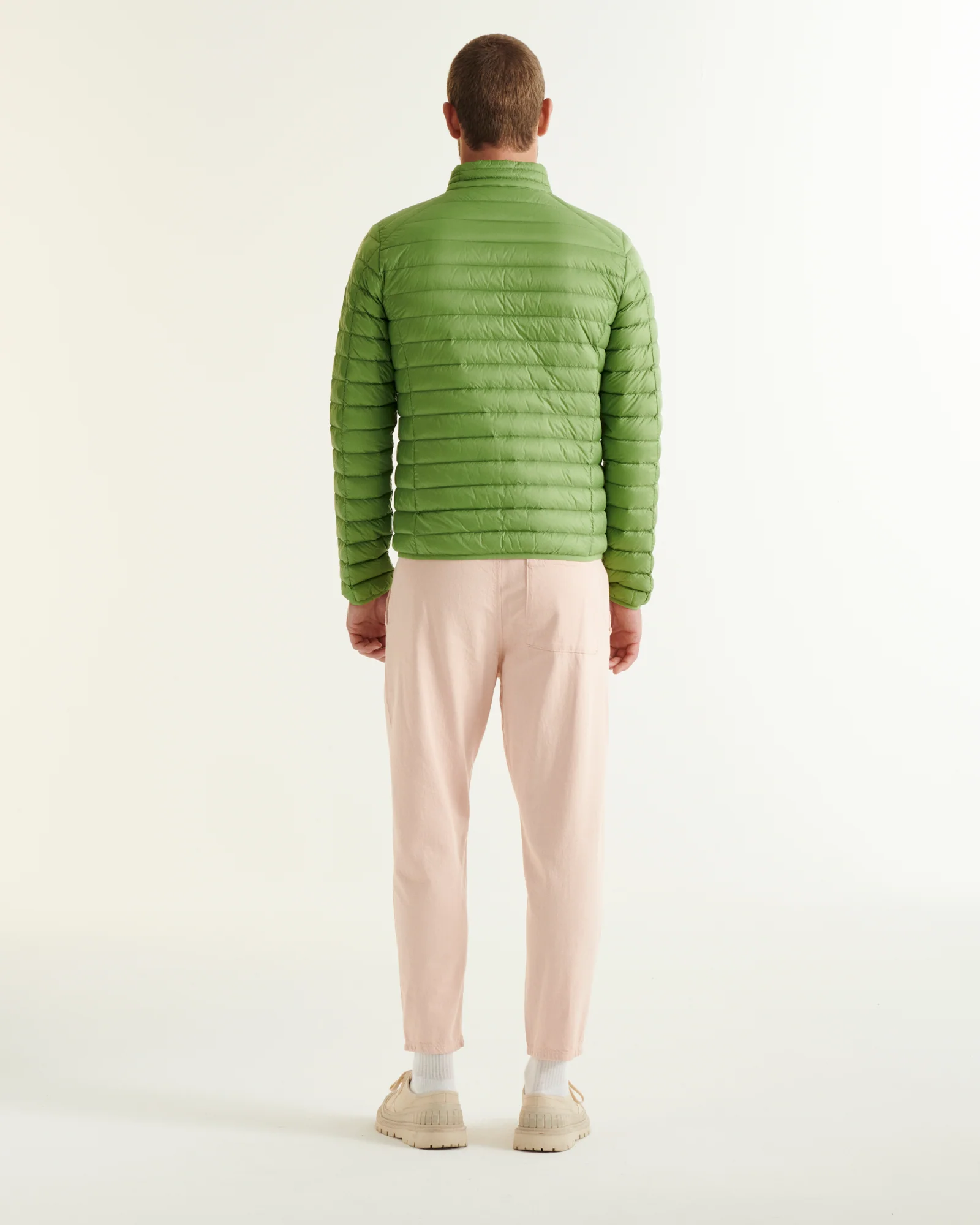 Light Taupe Mat down jacket