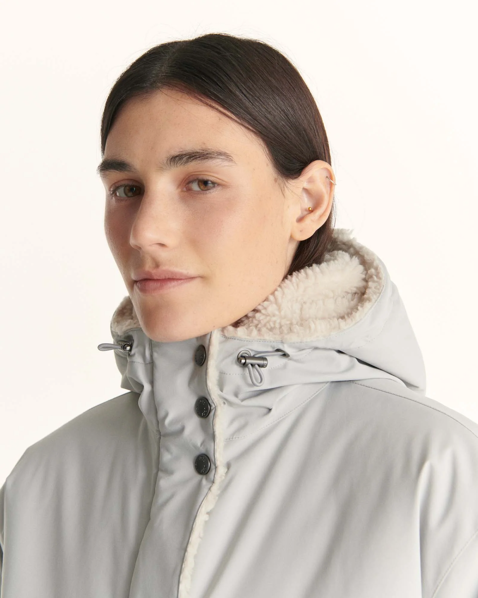 Taiga Steel Grey Cold Weather Hooded Parka