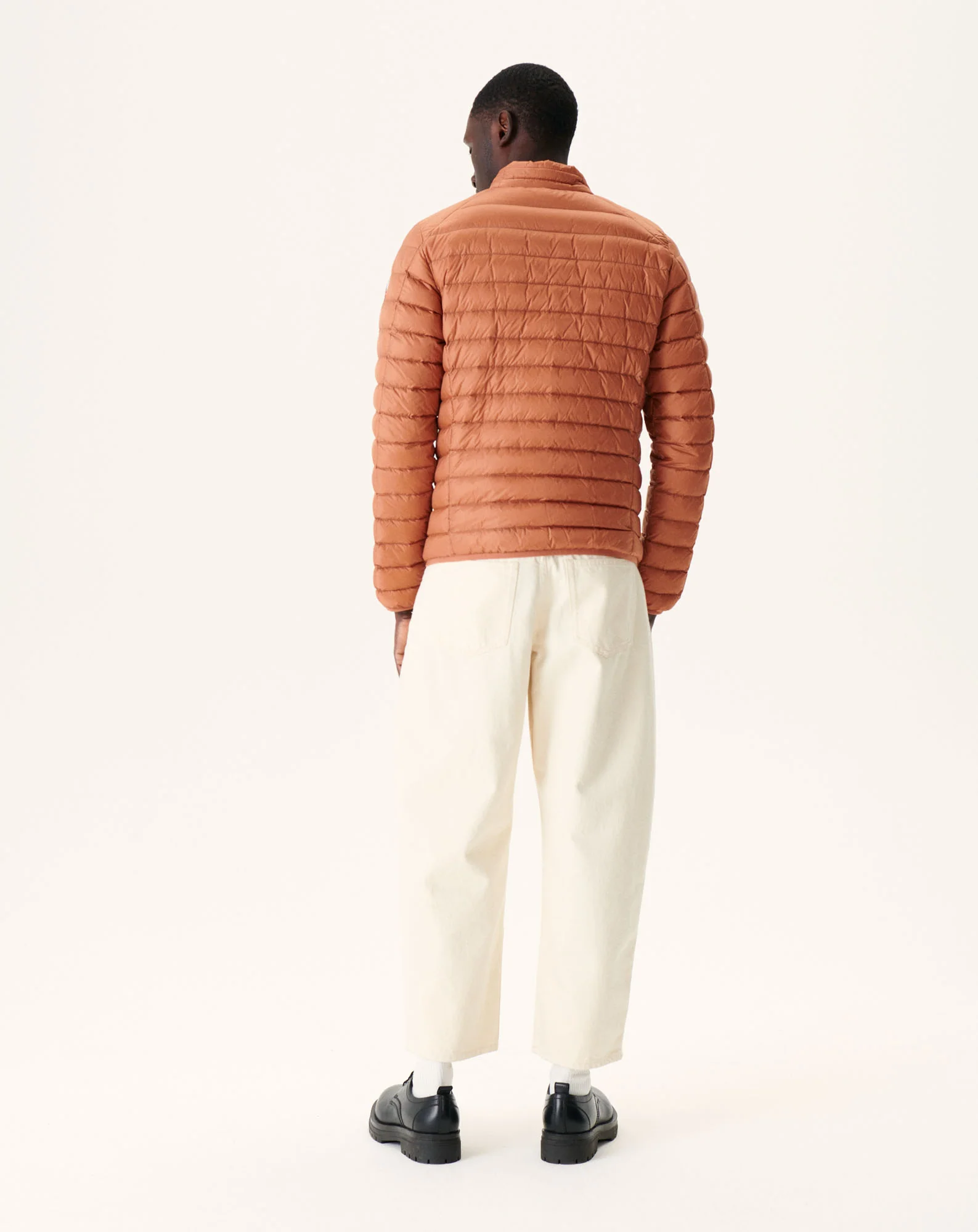 Light Taupe Mat down jacket