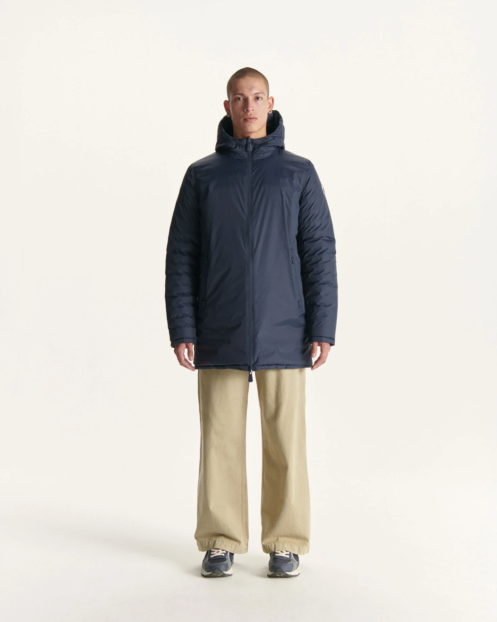 Navy Amsterdam reversible down jacket