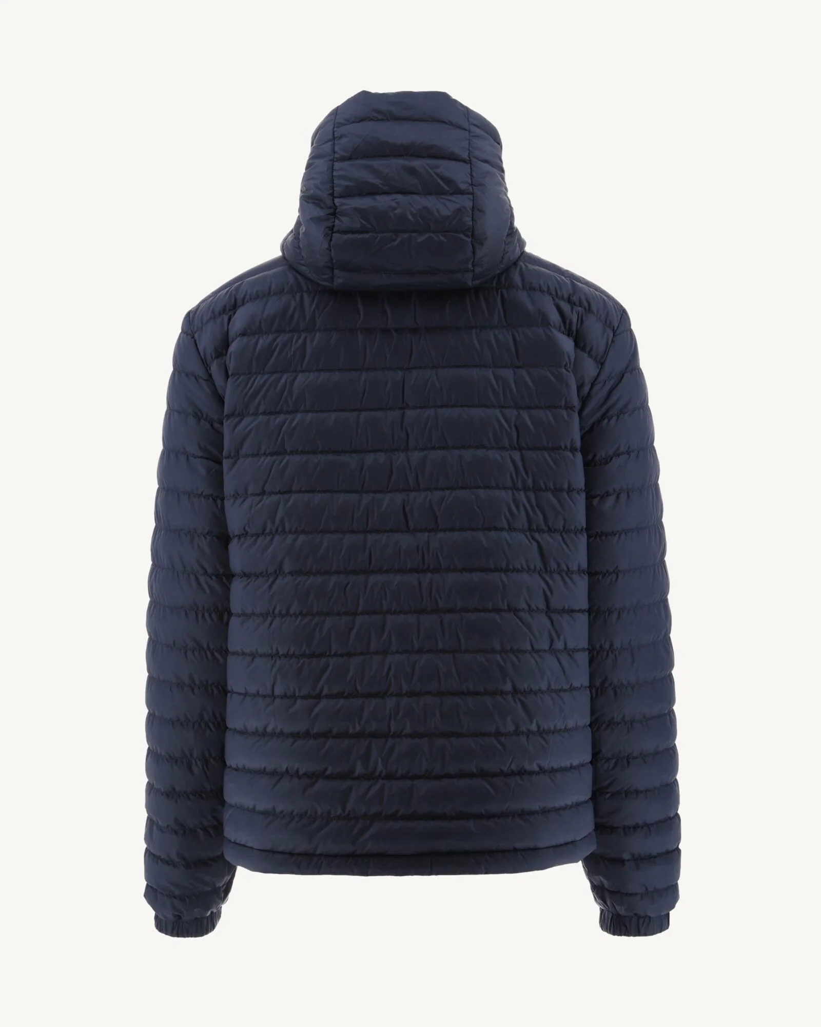 Reversible hooded down jacket Marine Bergen