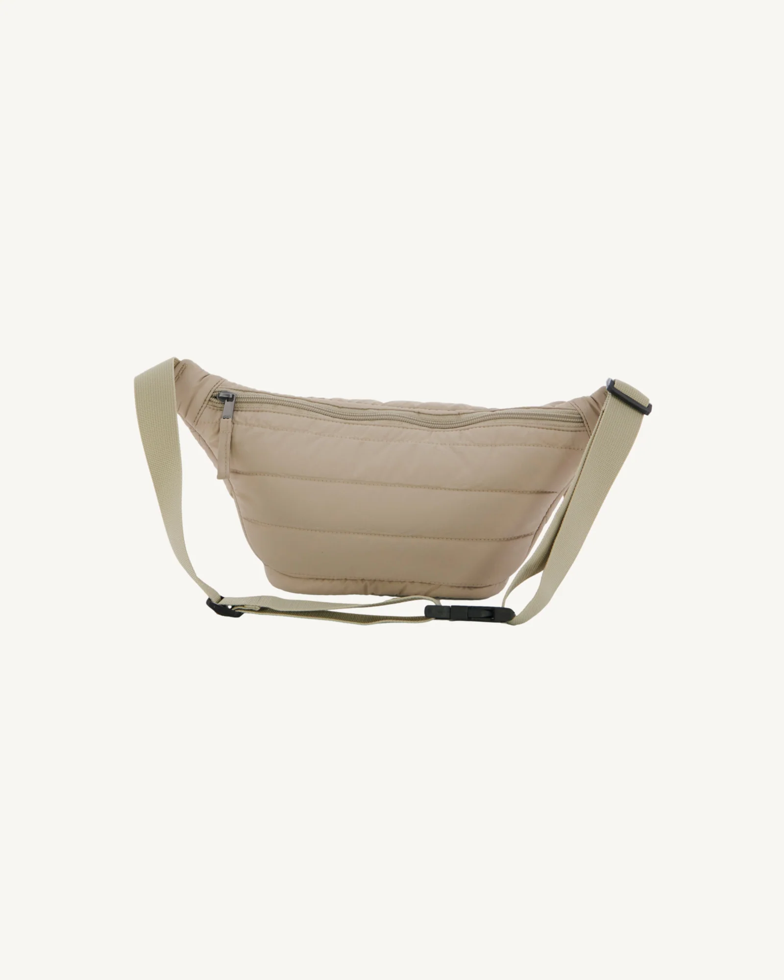 Dena 2.0 Beige bi-material fanny pack