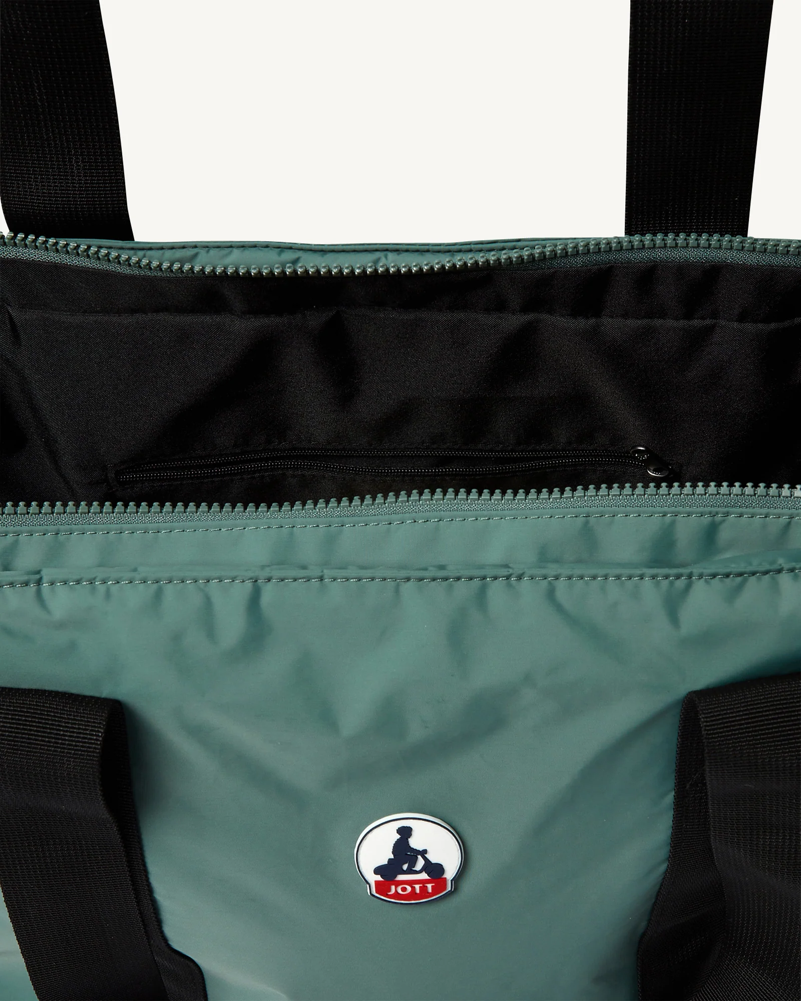 Waterproof tote bag Celadon green Luma