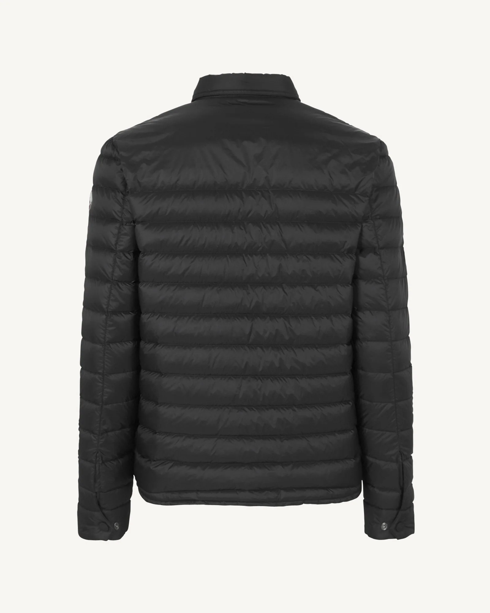 Light padded jacket with shirt collar Black Cris