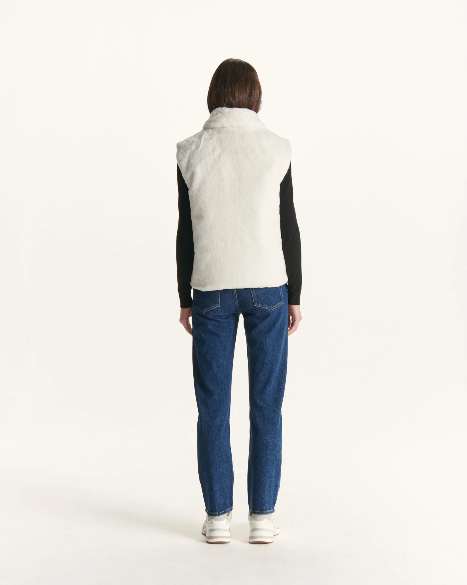 Down jacket sleeveless reversible Grand Froid Natural Daria 2.0