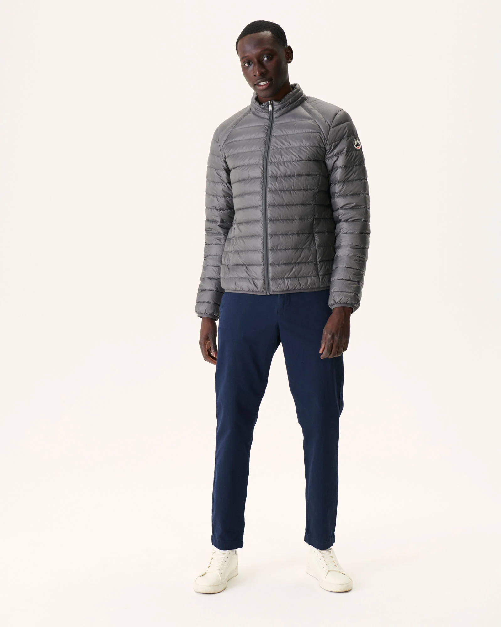 Light Taupe Mat down jacket