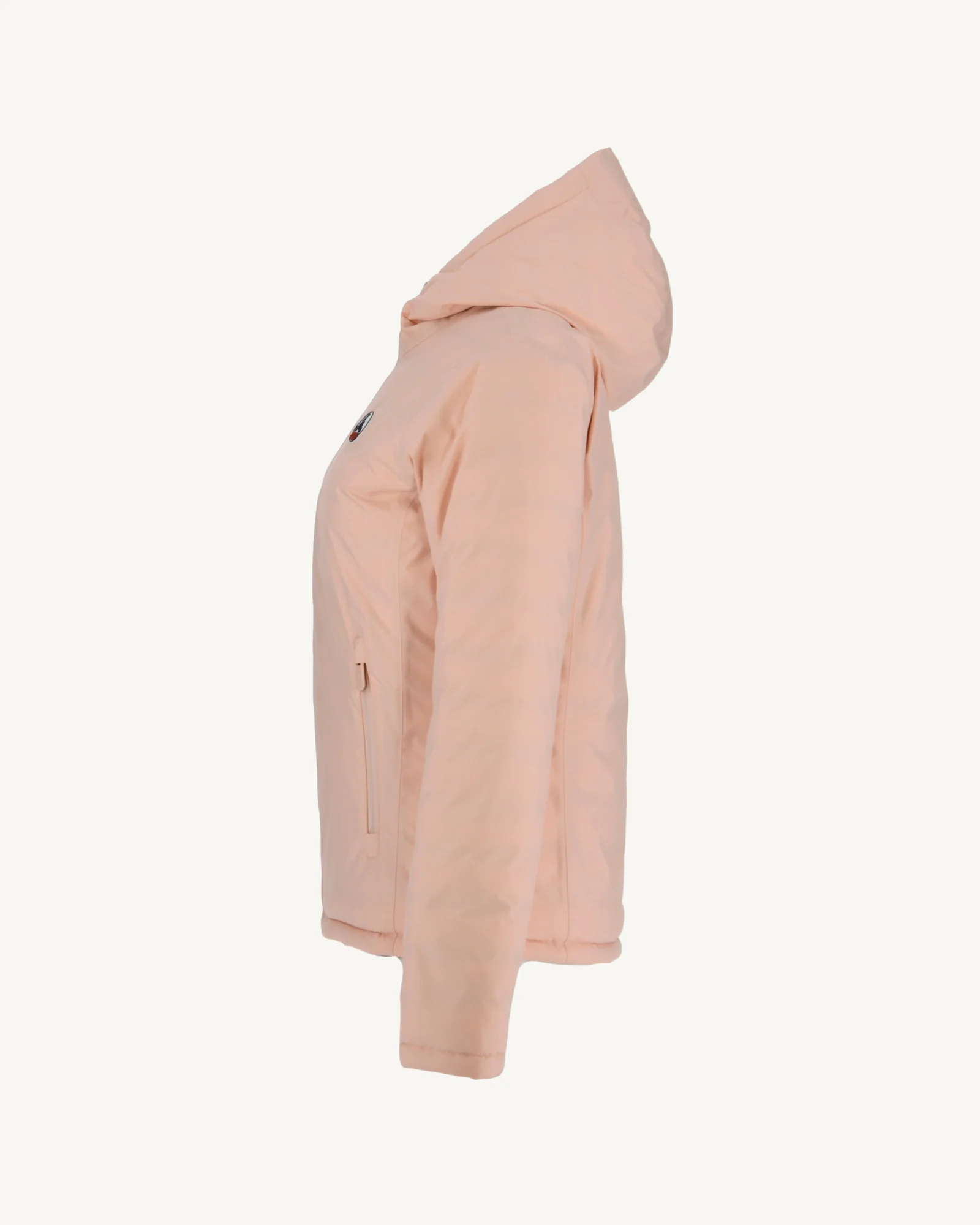Reversible down jacket Pale pink/Aubergine Vienna