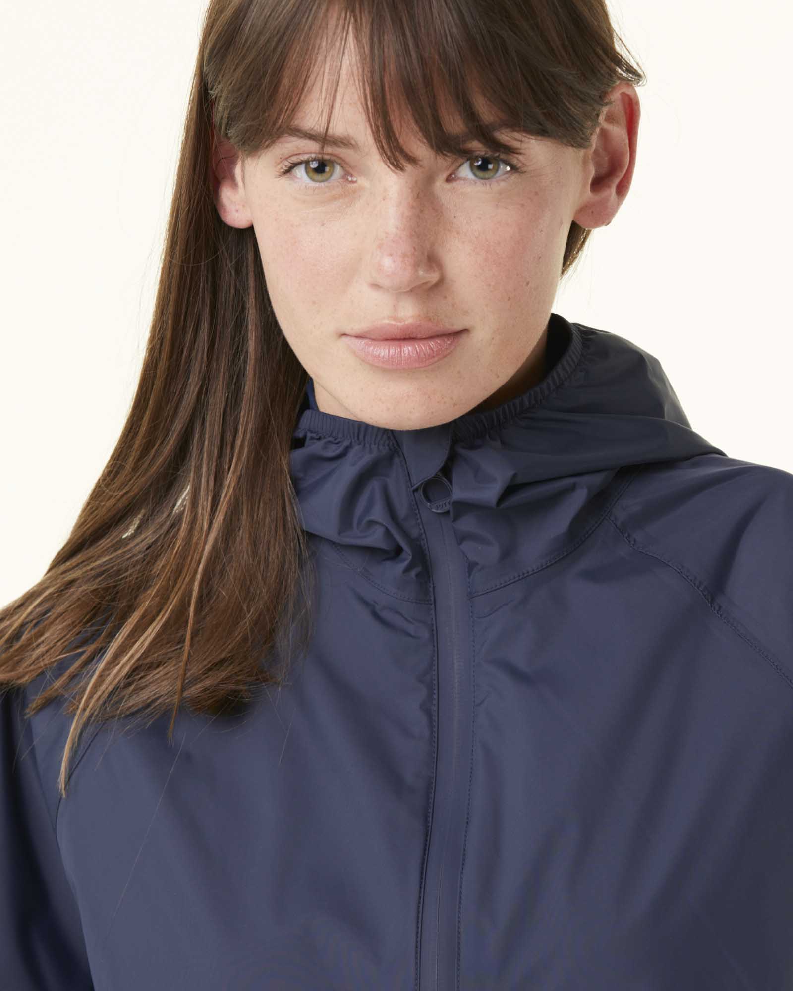 Long Hooded Jacket Marine Copenhagen