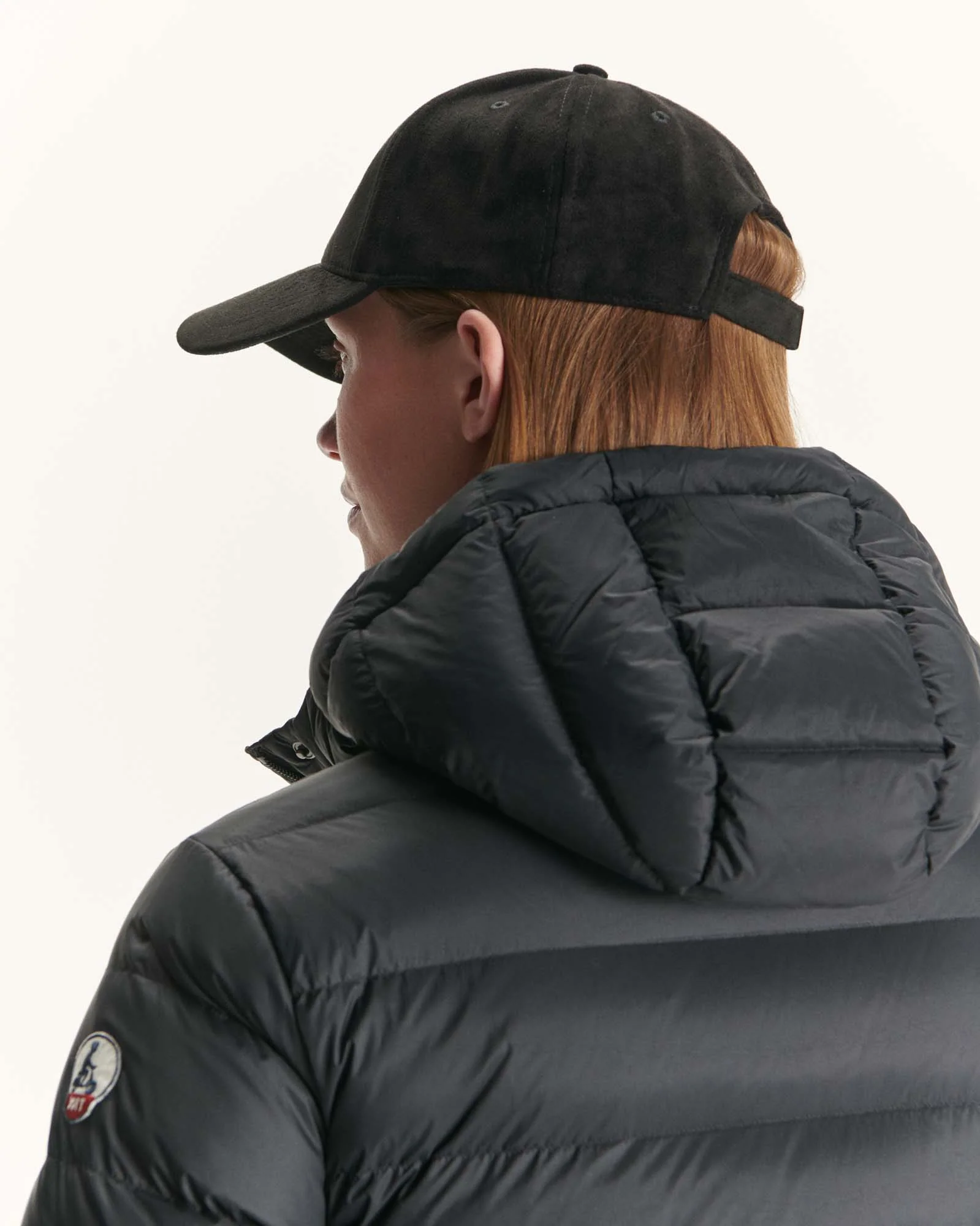 Peach skin effect cap Beige Sky