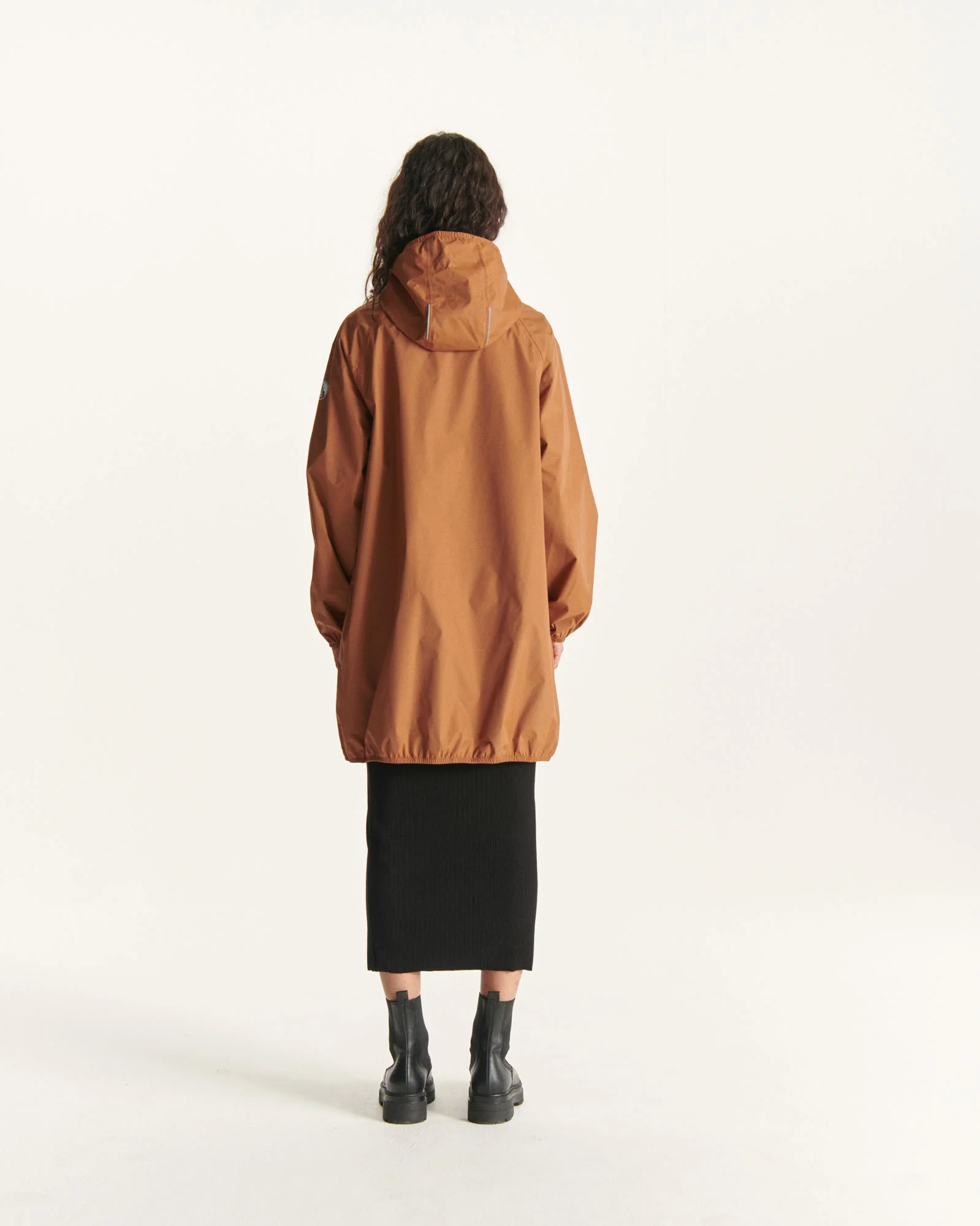 Long Hooded Jacket Marine Copenhagen