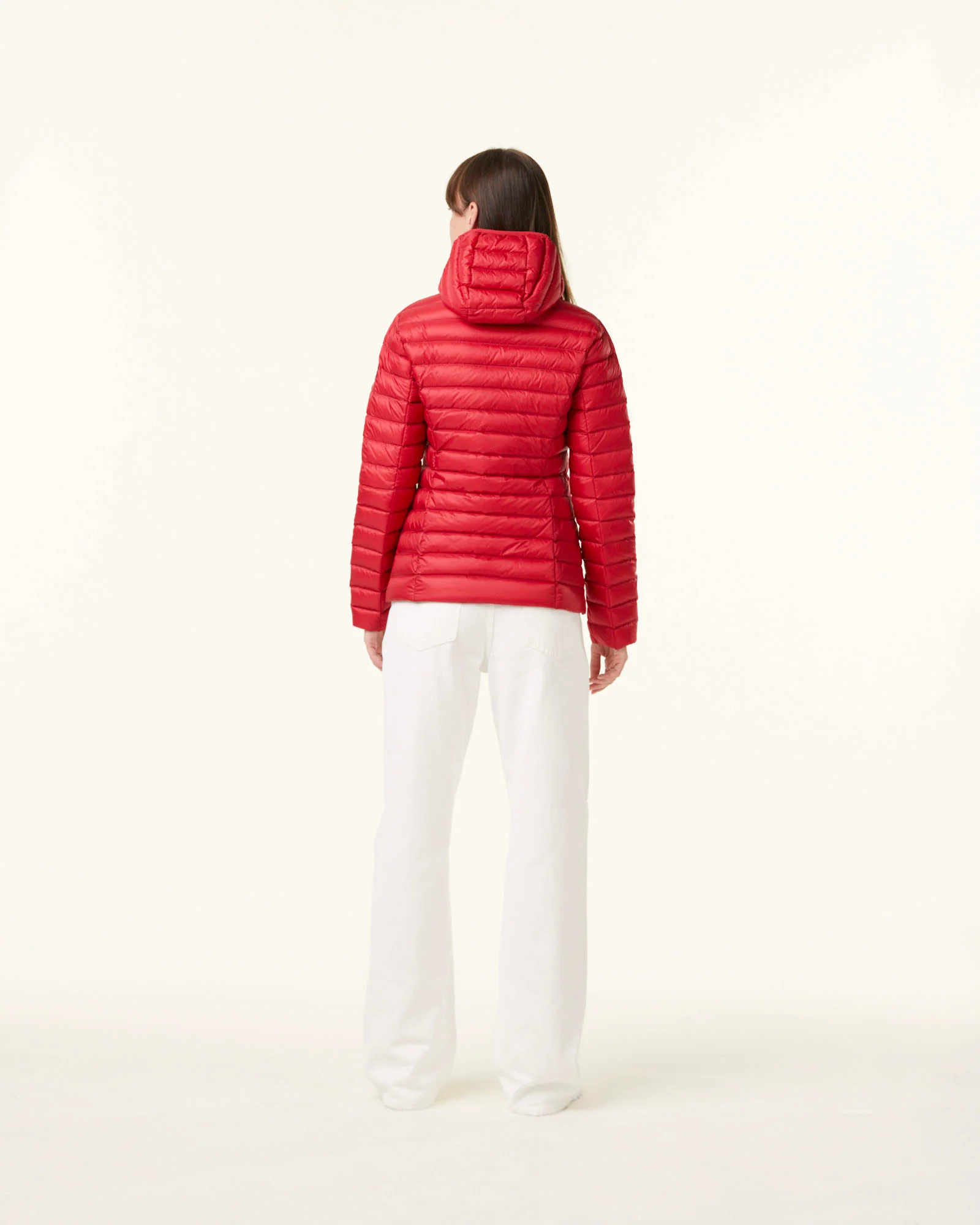 Lightweight hooded Army Cloe down jacket