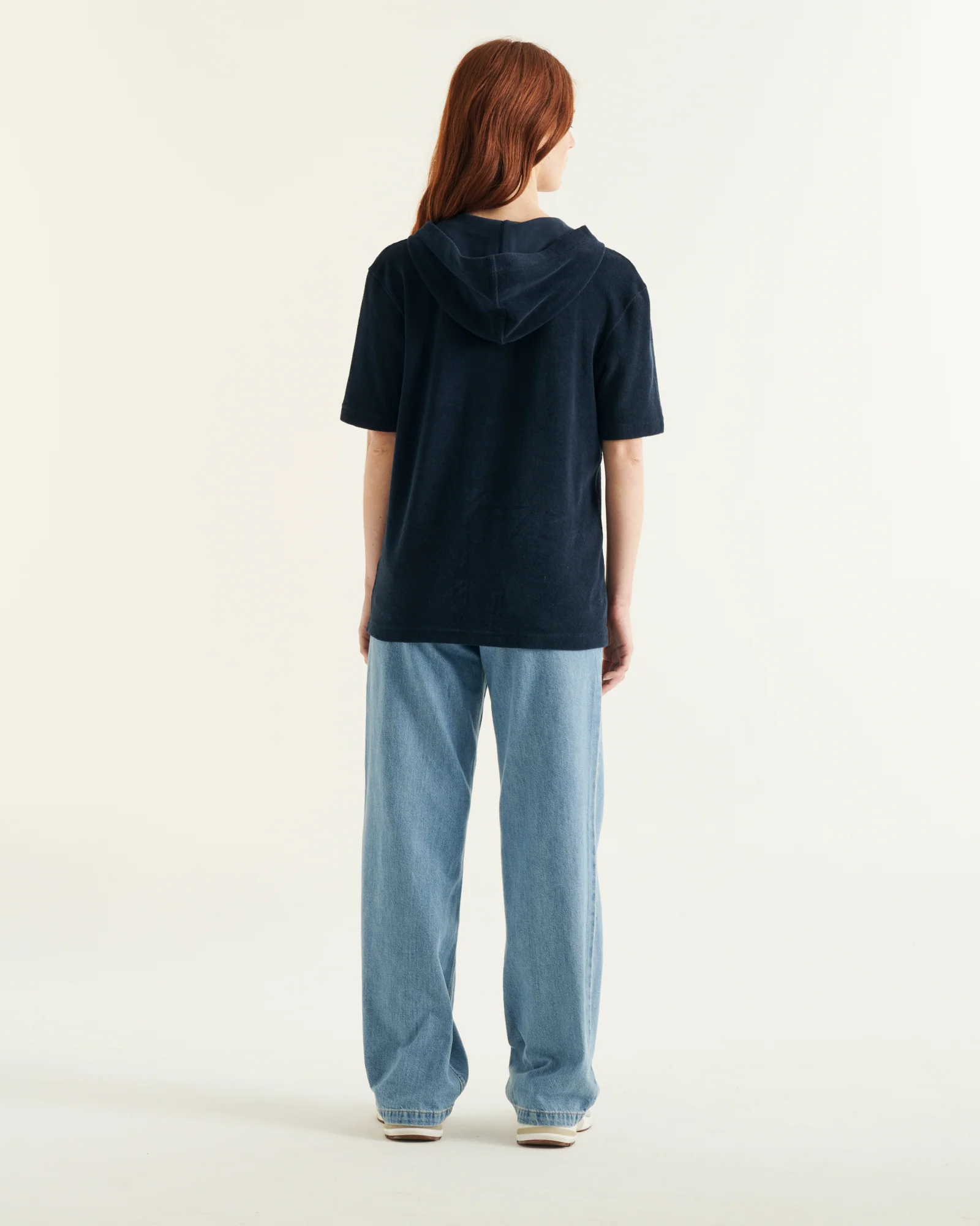 Peach pink hooded T-shirt Vilanova