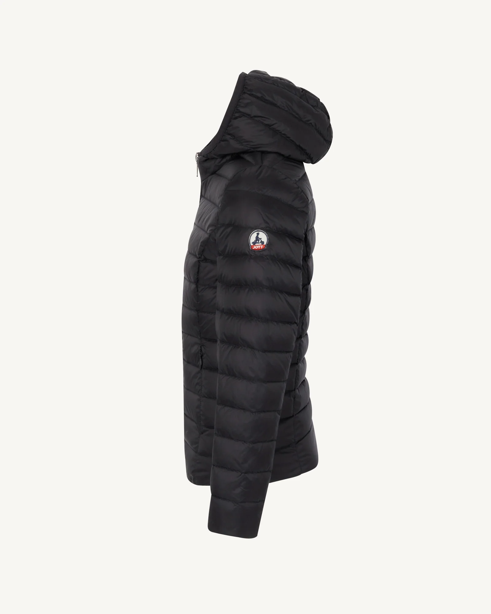 Children's Anthracite Carla lightweight hooded down jacket